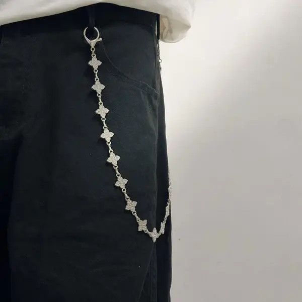 Jewelry Silver Decorative Chain for Menswear, Stylish Accessory Size ONE SIZE - 7 Thumbnail
