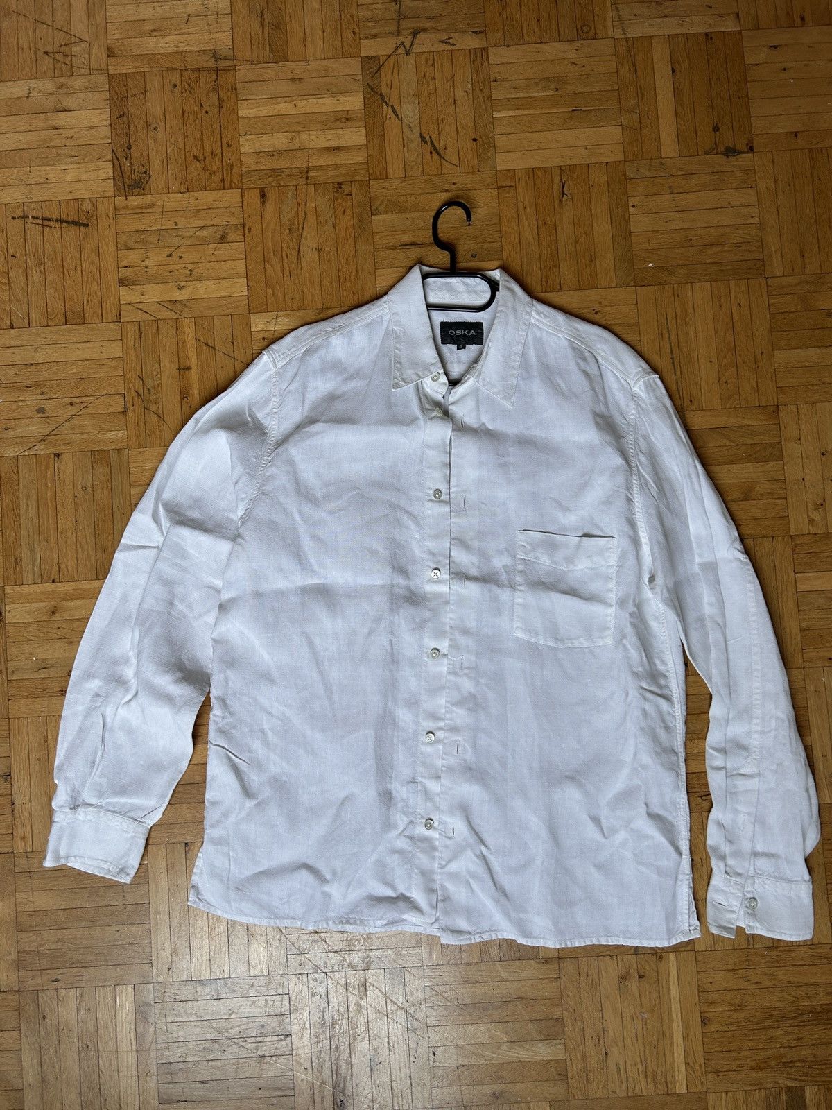Other Oska Heavy Linen Oversized Button Shirt Size US XL / EU 56 / 4 - 4 Thumbnail
