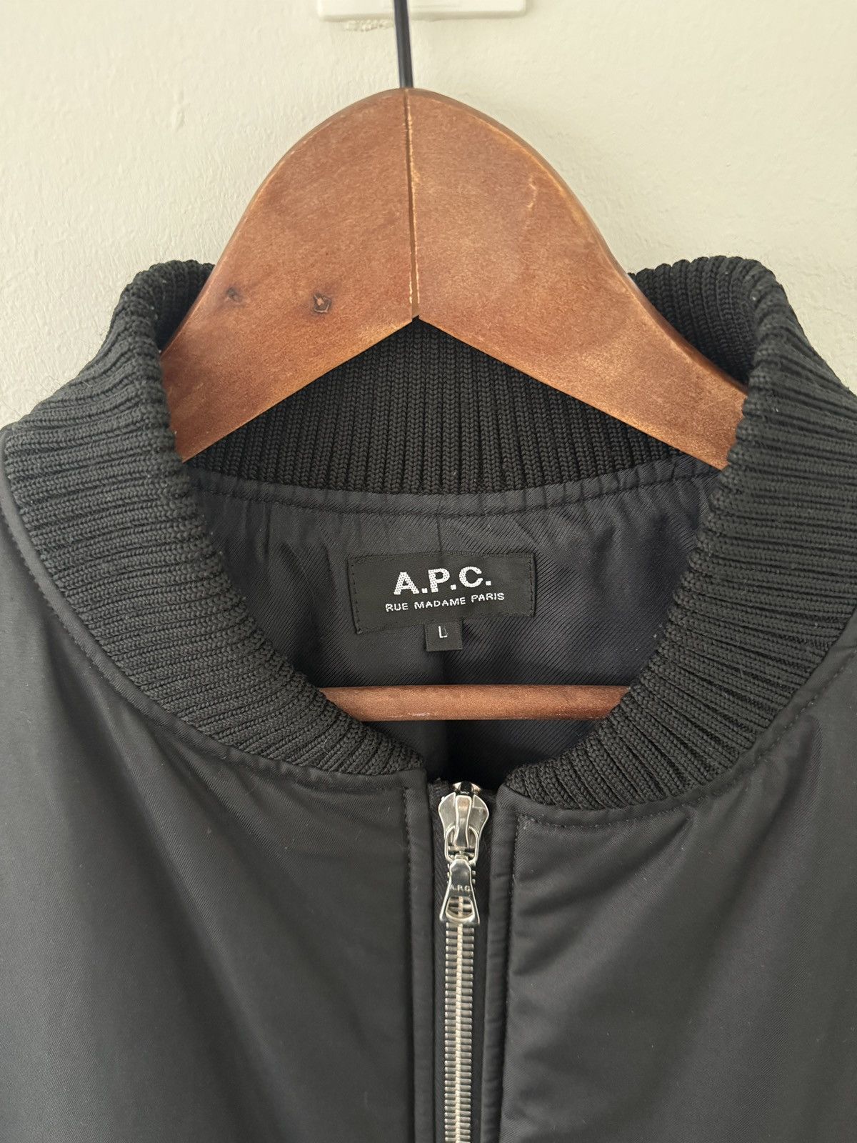 A.P.C. A.P.C. Bomber Jacket – Size L Size US L / EU 52-54 / 3 - 3 Thumbnail