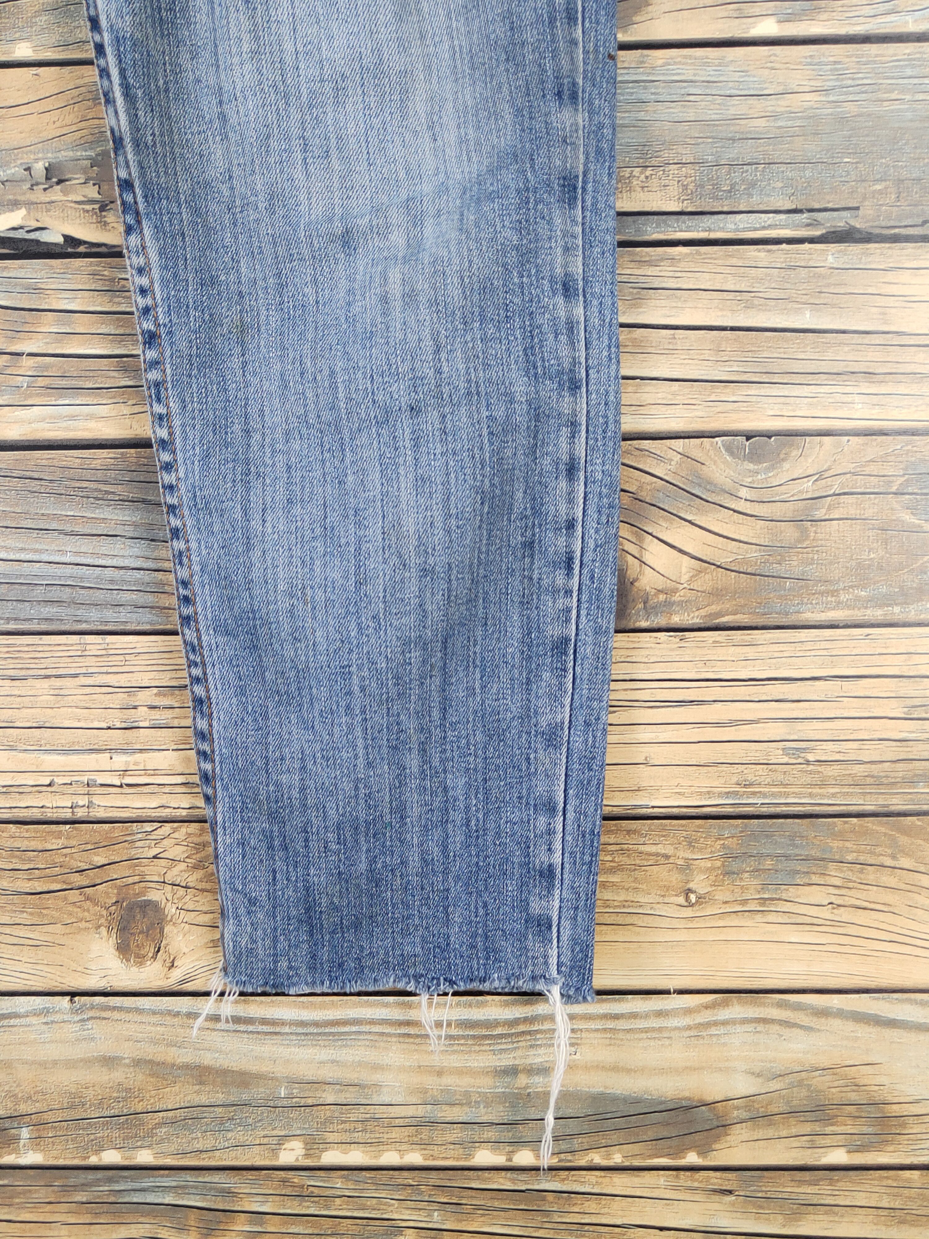 Cheap Monday Cheap Monday Blue Distressed Ripped denim Jeans #W1484 Size US 30 / EU 46 - 6 Thumbnail