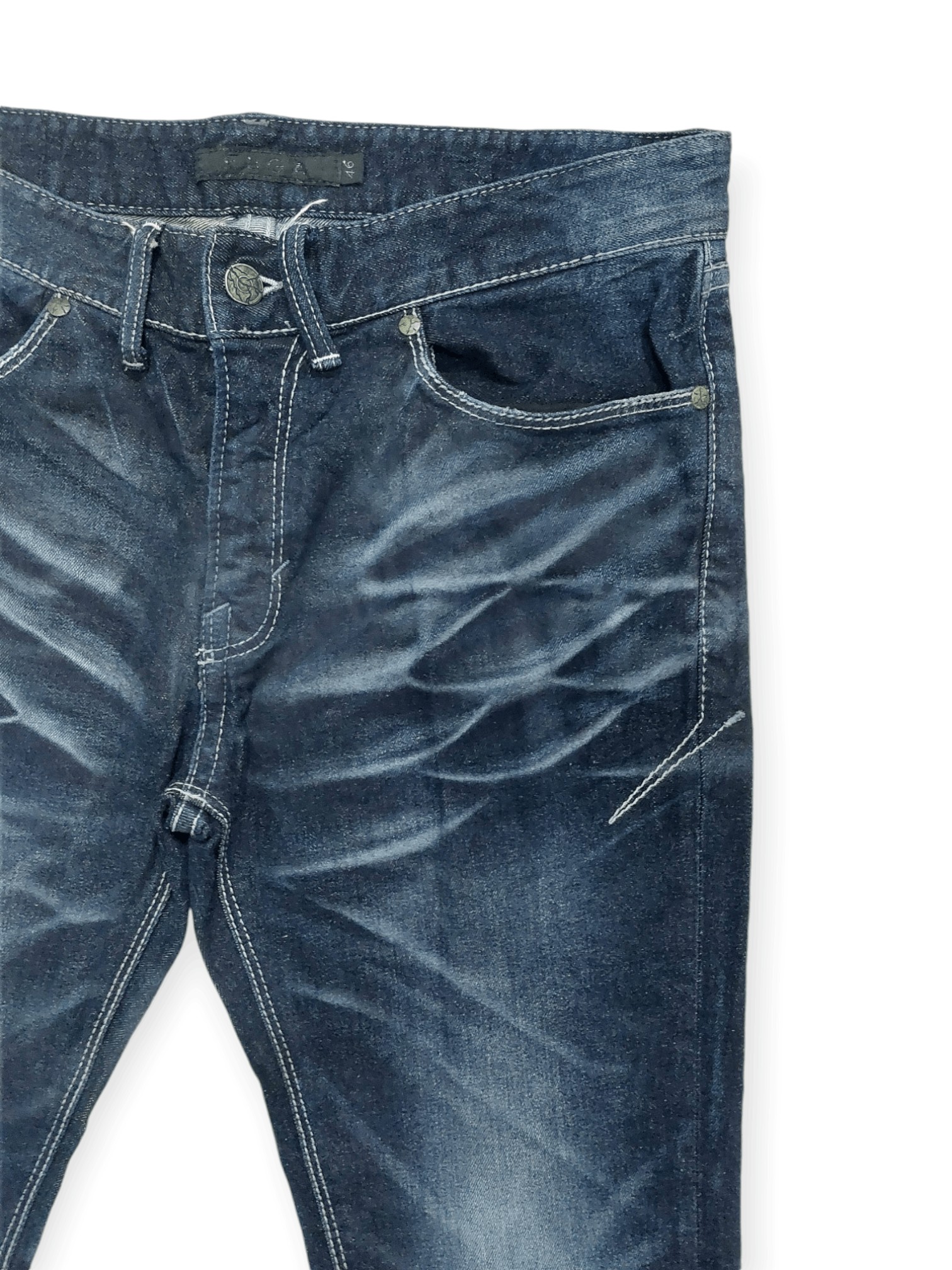 GOSTAR DE FUGA × Japanese Brand × Vintage FUGA Spiral Distressed Denim Size US 32 / EU 48 - 7 Thumbnail