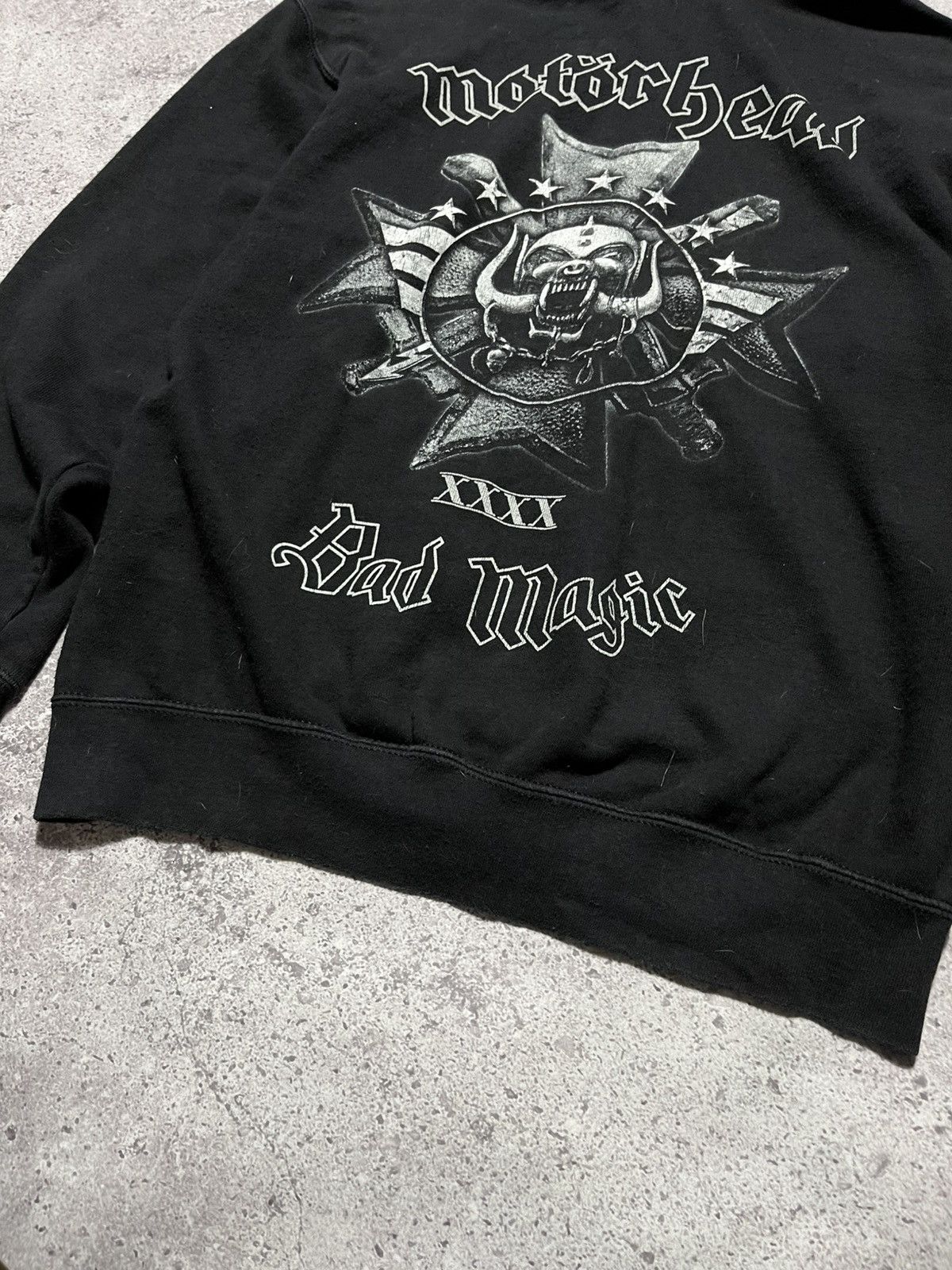 Vintage Vintage MOTORHEAD"Bad Magic"Rock band Faded black Zip Hoodie Size US M / EU 48-50 / 2 - 11 Thumbnail