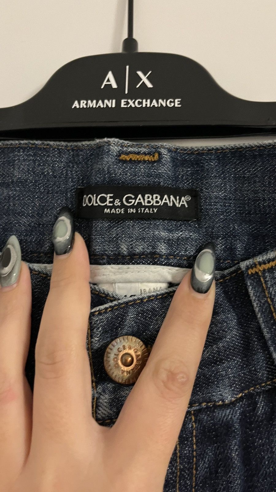 Dolce & Gabbana D&G Dark wash Baggy Jeans Size 32" / US 10 / IT 46 - 2 Thumbnail