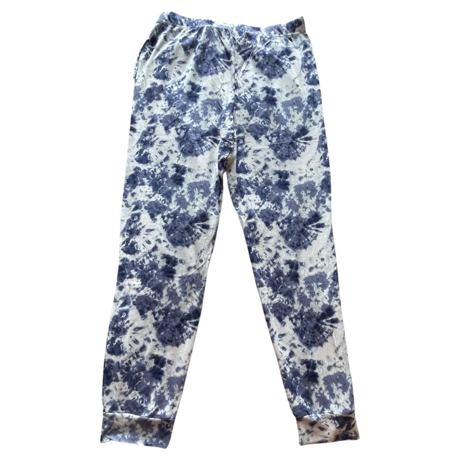 Other NWT Kikit Blue Tie Dye Lounge Pants Women’s LARGE Drawstring Size 36" / US 14 / IT 50 - 2 Thumbnail