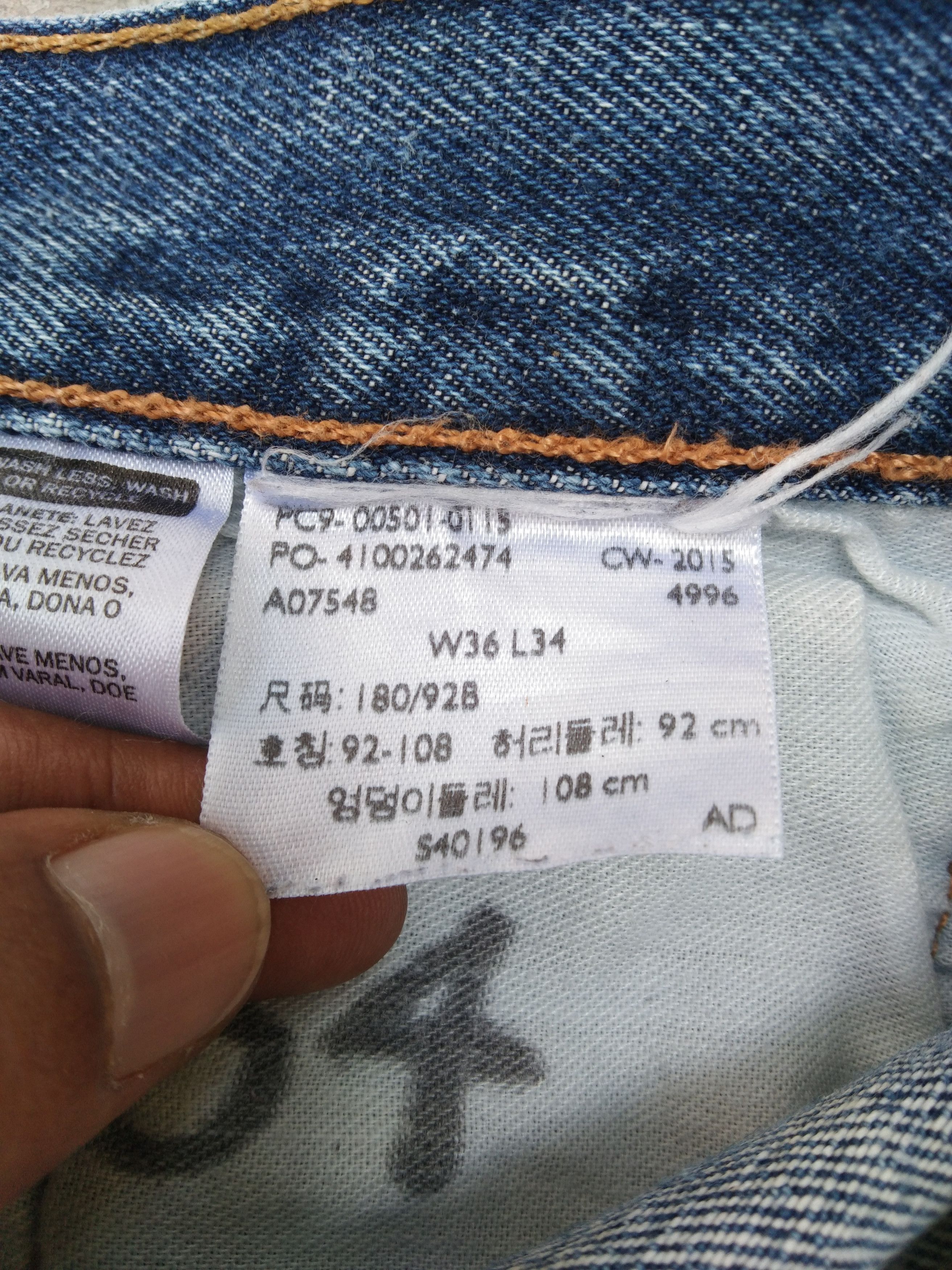 Levi's Vintage Levi's 501 Jeans 36x34 Size US 36 / EU 52 - 7 Thumbnail