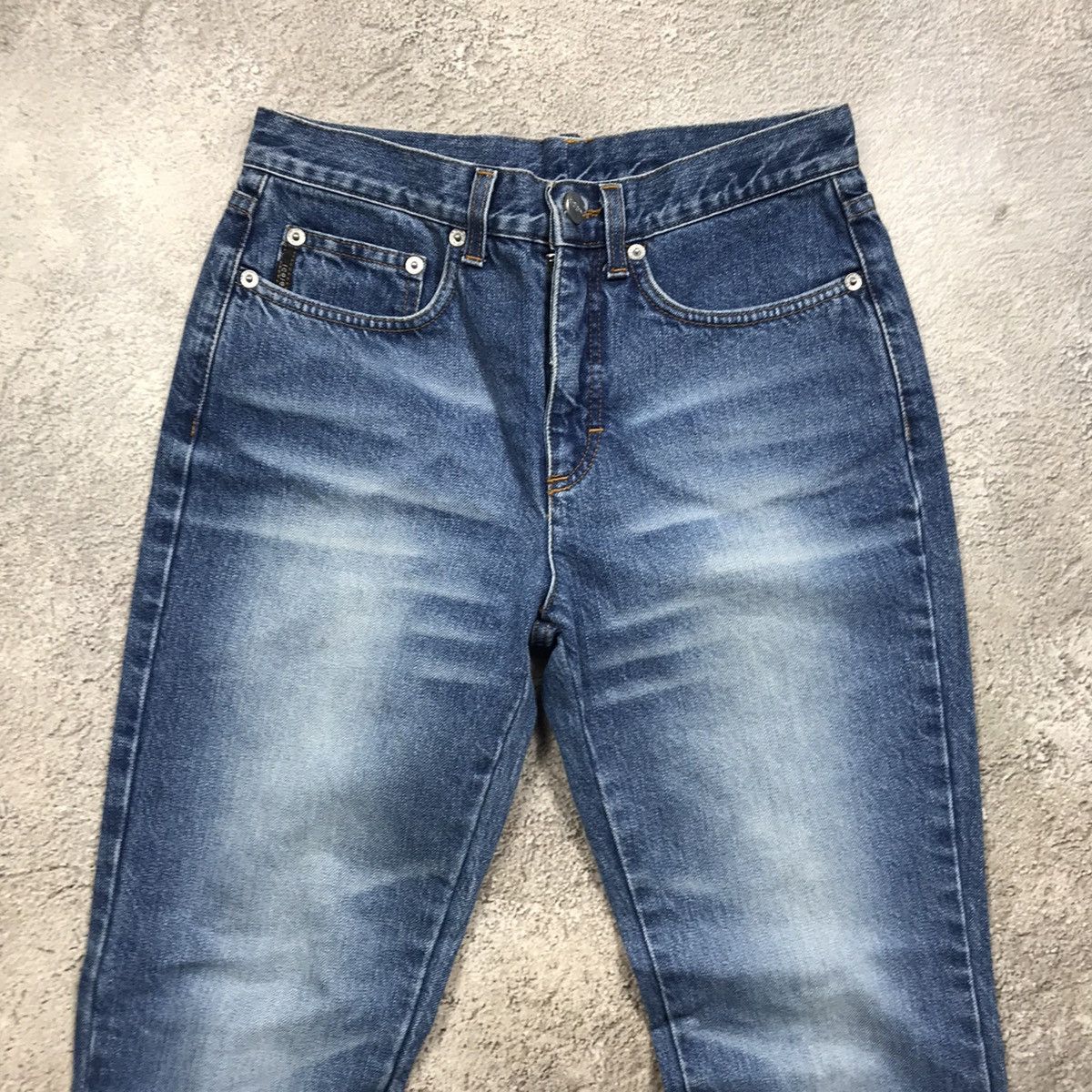 Vintage Vintage 90s Iceberg Distressed Flared Jeans Grunge Baggy 28 Size 28" / US 6 / IT 42 - 3 Thumbnail