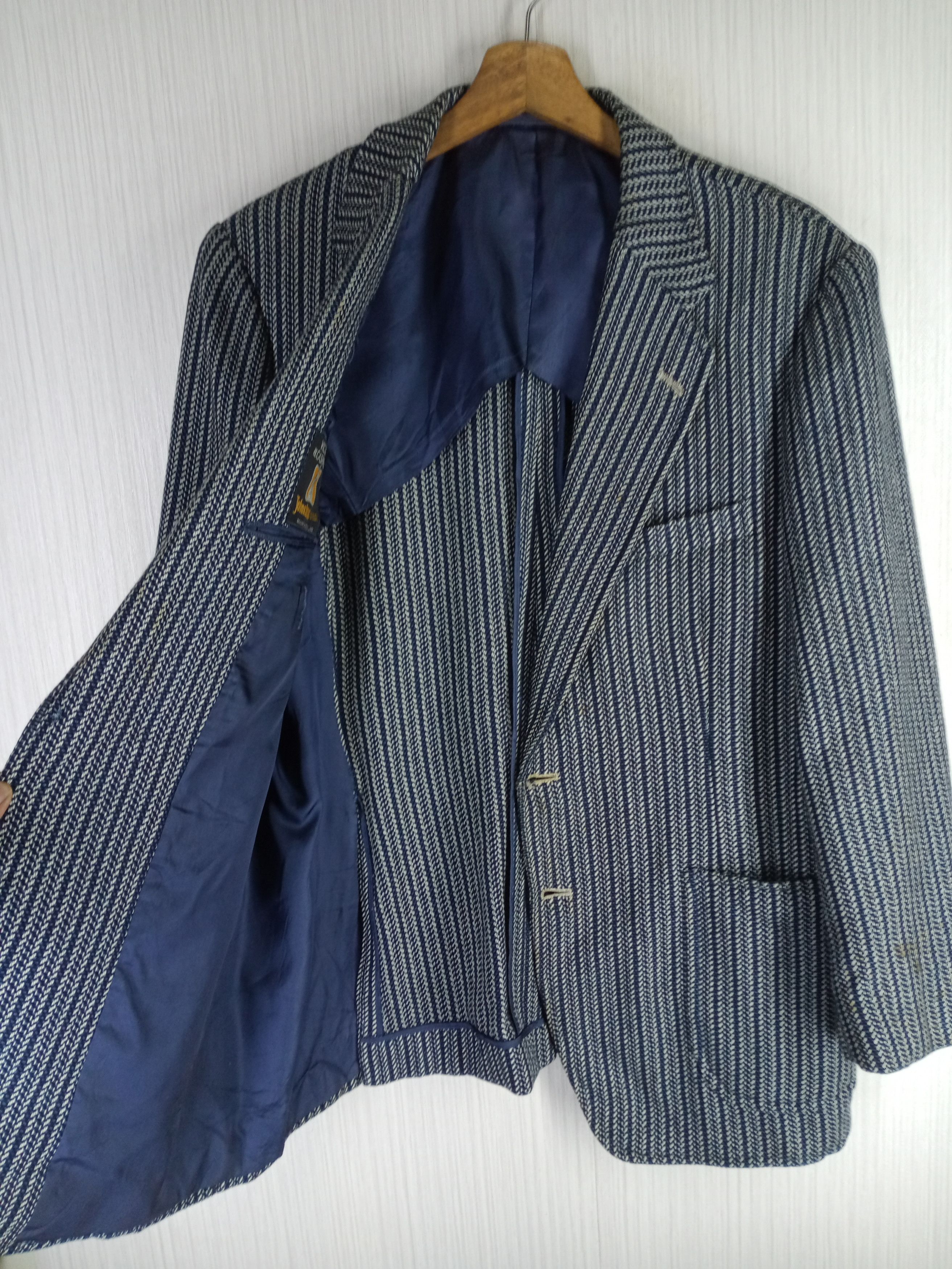 Johnstons Of Elgin Rare Vintage Johnston of Elgin Cashmere Wool Blazer Size US L / EU 52-54 / 3 - 2 Thumbnail