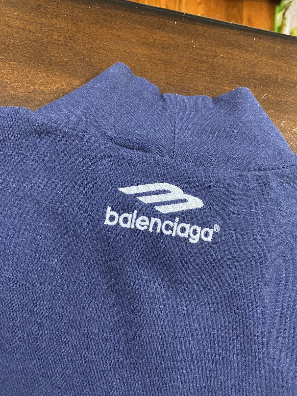Balenciaga Balenciaga 3B Sports Icon Fitted Long Sleeve Turtleneck Size US M / EU 48-50 / 2 - 4 Thumbnail