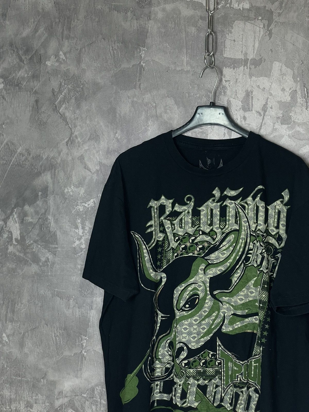 Affliction × Tapout × Vintage Crazy vintage y2k TAPOUT MPS skulls grunge skater t-shirt Size US XL / EU 56 / 4 - 3 Thumbnail