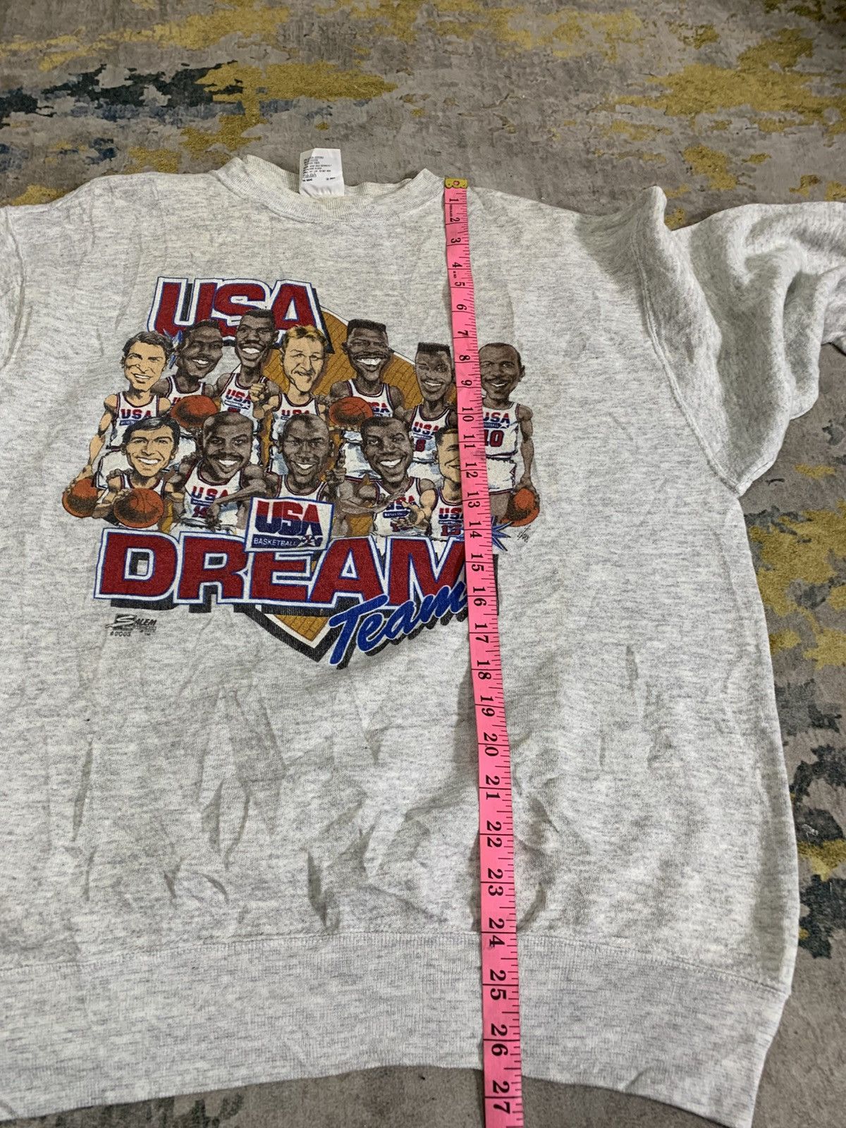 Vintage VINTAGE NBA LEGEND 1992 Usa Dream Team pull over sweathsirt Size US L / EU 52-54 / 3 - 9 Thumbnail