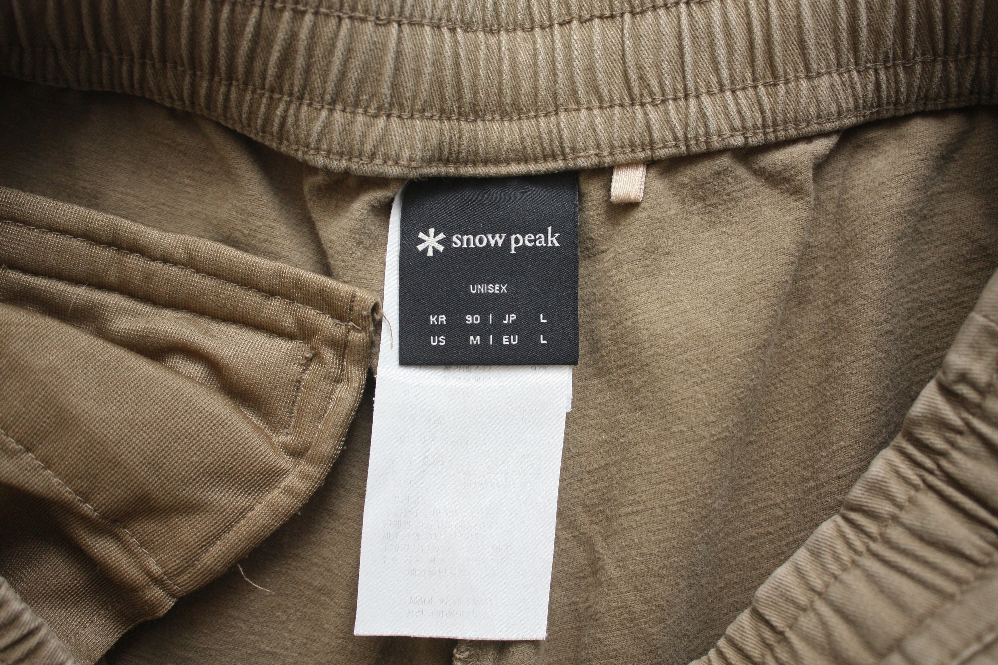 Snow Peak Snow Peak Beige Cargo Jogger Men's Medium Size US 30 / EU 46 - 6 Thumbnail