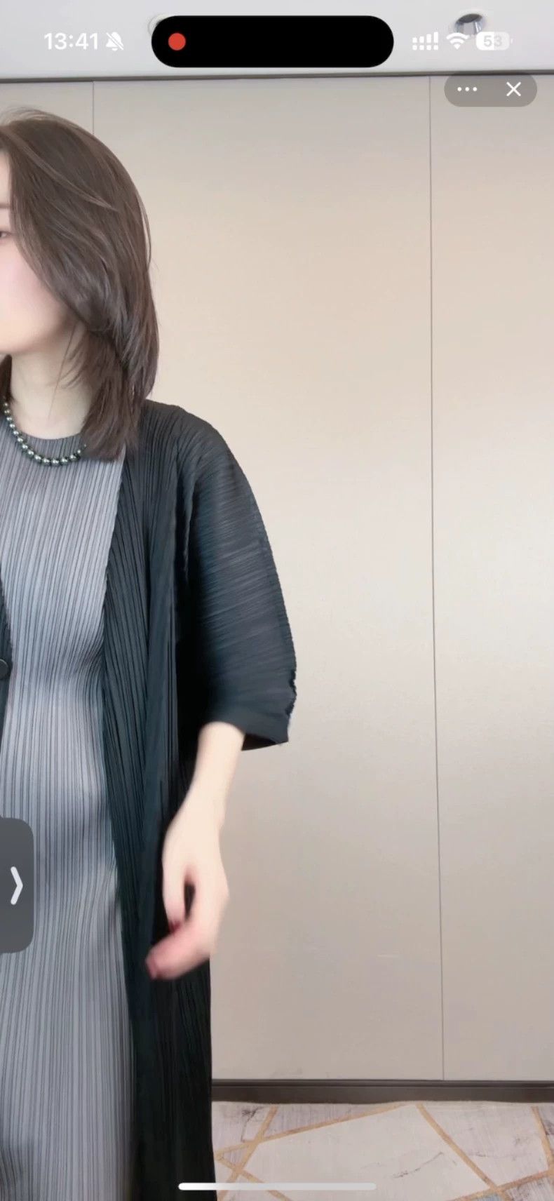 Issey Miyake Issey Miyake size:3 Black pleated cardigan Size M / US 6-8 / IT 42-44 - 1 Thumbnail