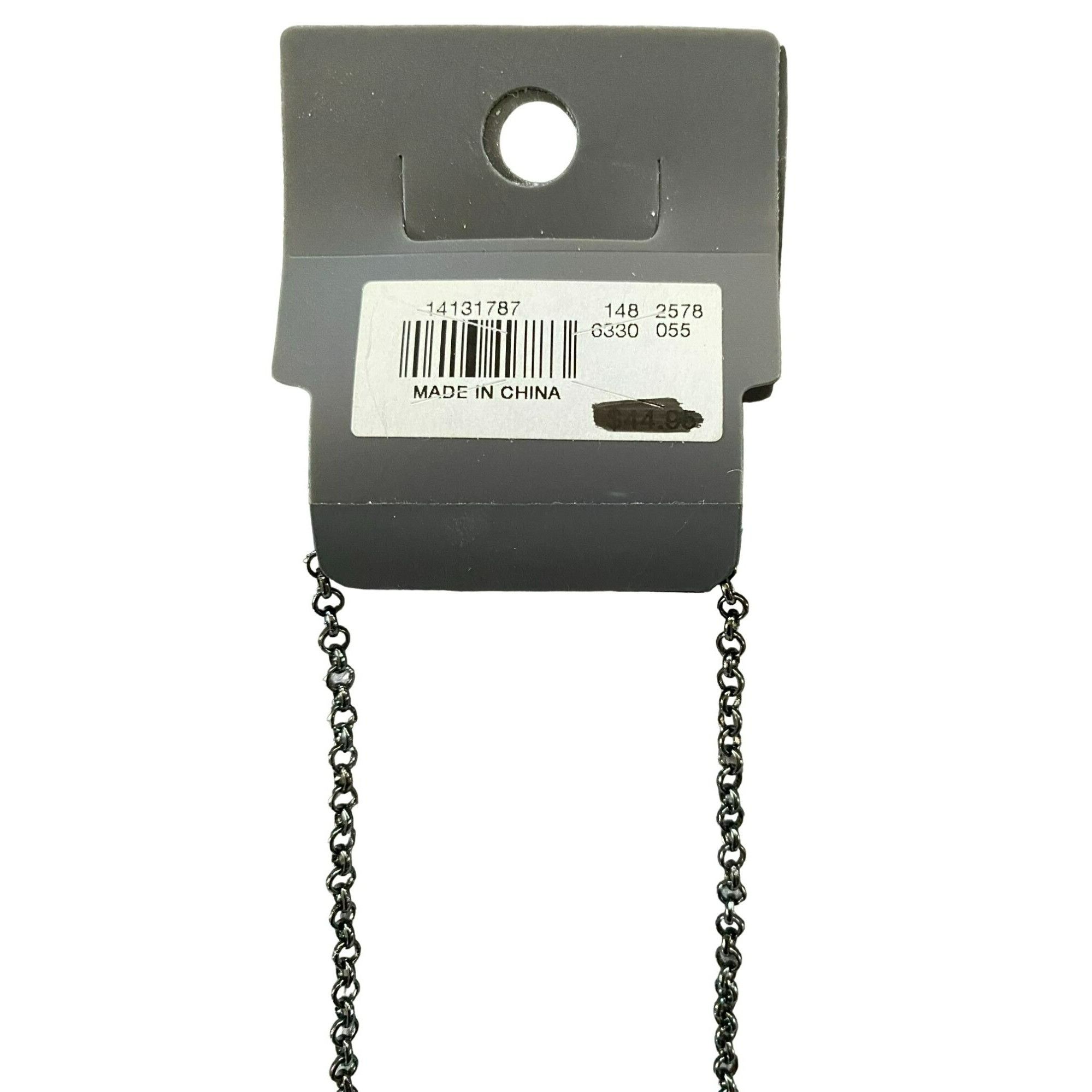 Other The Limited Black Chain Choker Necklace With Clear Rhineston Size ONE SIZE - 3 Thumbnail