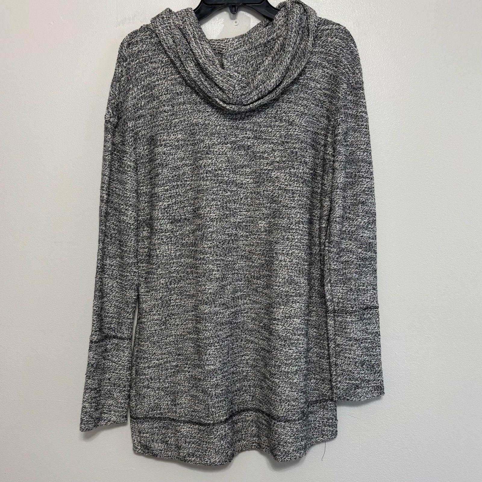 Merona Merona Merle Gray / Asphalt Turtleneck Sweater Size XL Size XL / US 12-14 / IT 48-50 - 2 Thumbnail