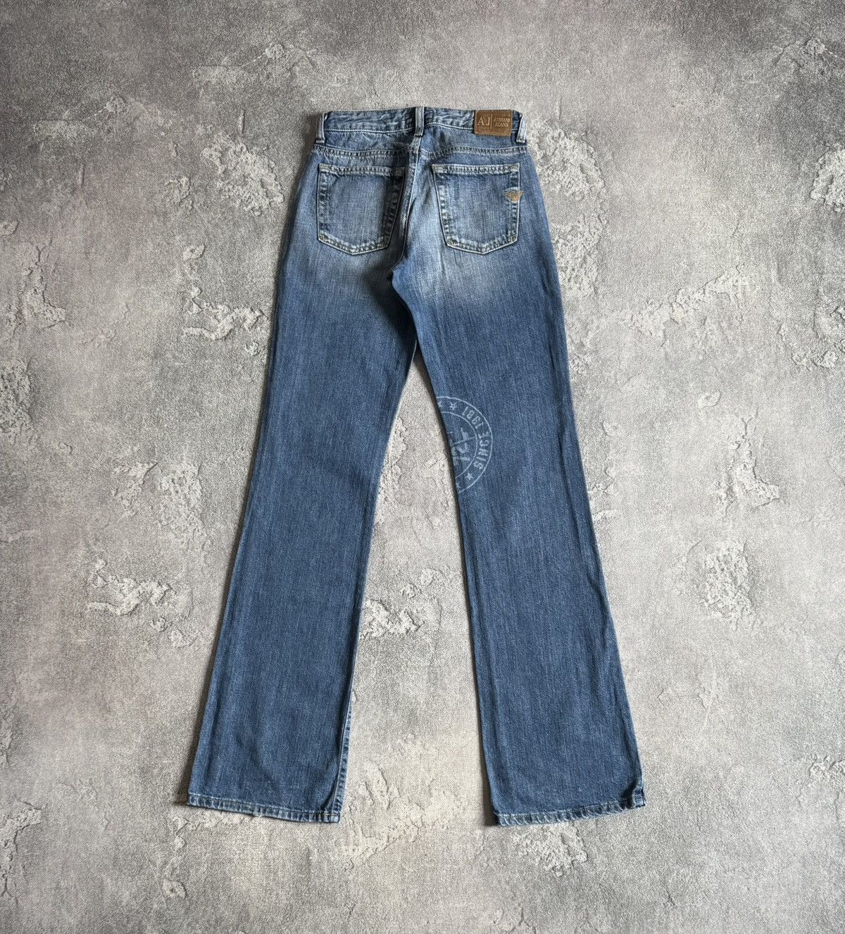 Armani Armani Jeans 26size wmns denim flared pants jeans trousers Size 26" / US 2 / IT 38 - 6 Thumbnail