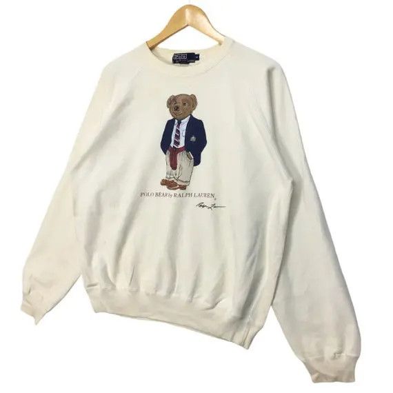 Polo Ralph Lauren Vtg POLO BEAR Ralph Lauren Crewneck Sweatshirt Pullover Size US M / EU 48-50 / 2 - 4 Thumbnail