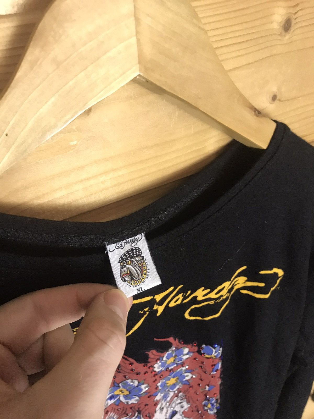 Ed Hardy Vintage Ed Hardy skull stretch long sleeve shirt Size S / US 4 / IT 40 - 9 Thumbnail