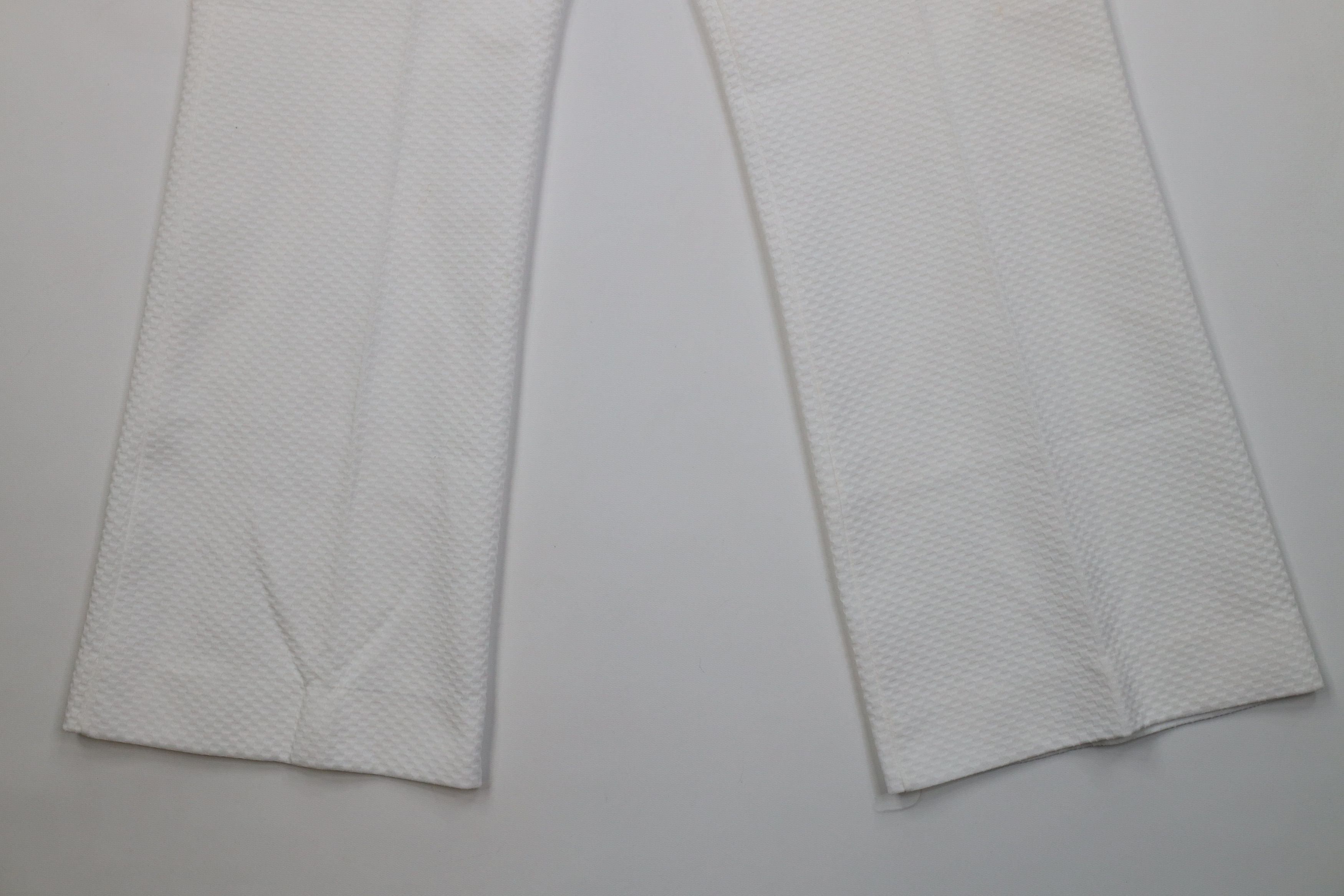 Vintage Deadstock Vintage 70s Wide Leg Bell Bottoms Pants White USA Size 36" / US 14 / IT 50 - 4 Thumbnail