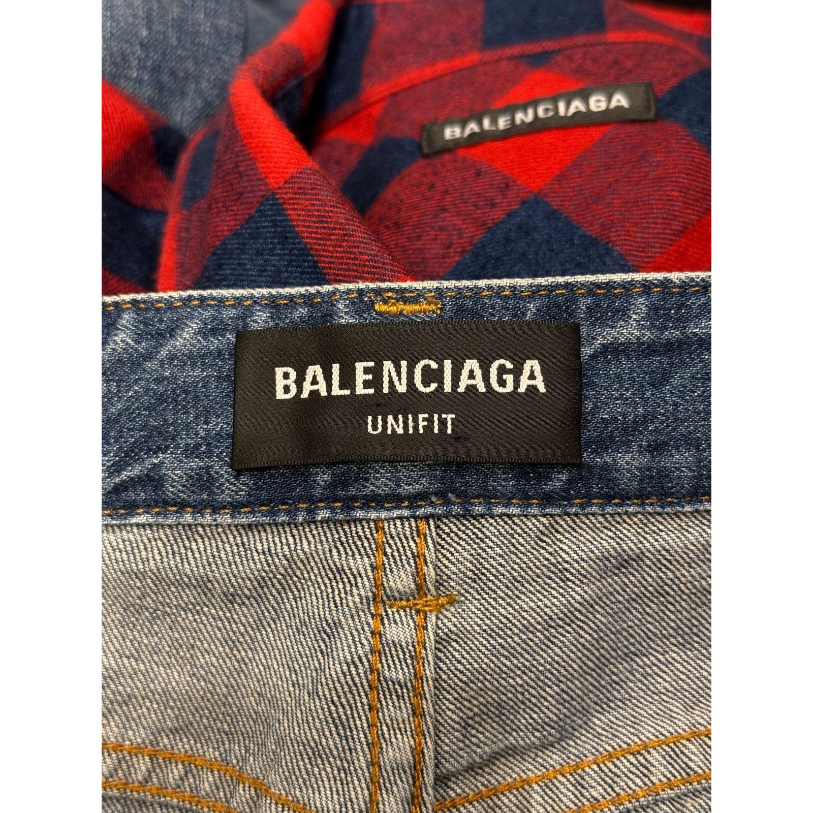 Balenciaga 2020 Balenciaga Hybrid Shirt Pants Size US 34 / EU 50 - 9 Thumbnail