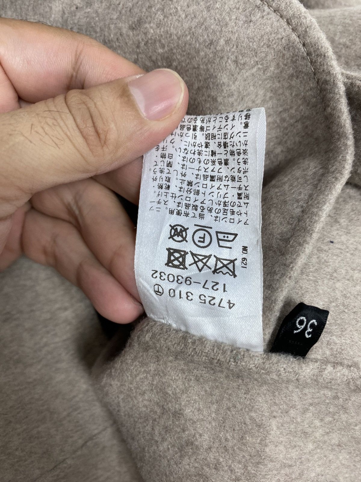 Japanese Brand Rare‼️Indivi x Hamilton Lambswool Coat Size M / US 6-8 / IT 42-44 - 5 Thumbnail