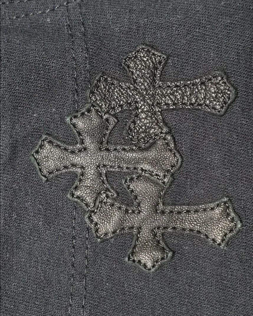 Chrome Hearts *rare* Cross Leather Patch T-Shirt Size US XS / EU 42 / 0 - 4 Thumbnail