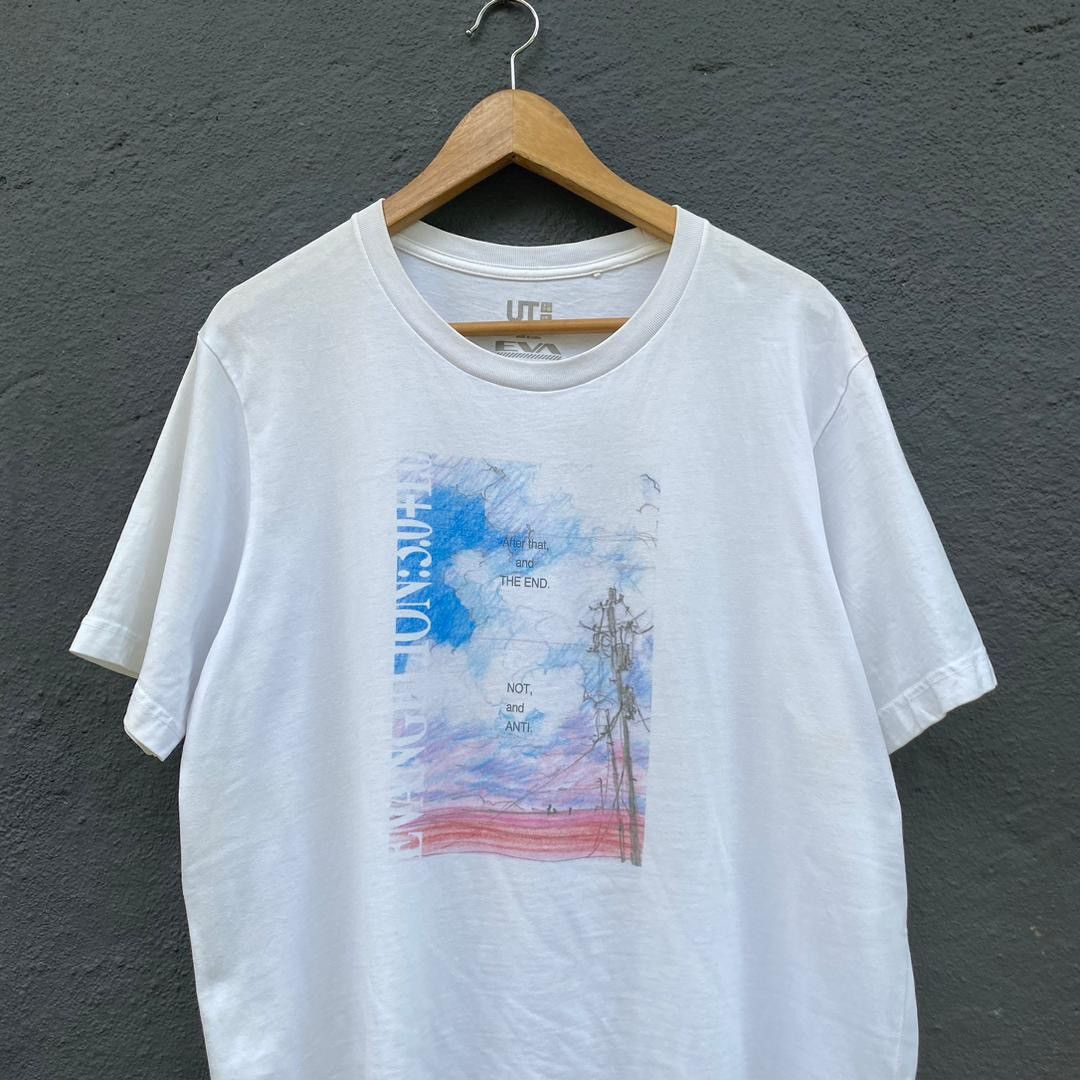 Anime Evangelion X Uniqlo Japanese Brand Tee Size US L / EU 52-54 / 3 - 2 Thumbnail