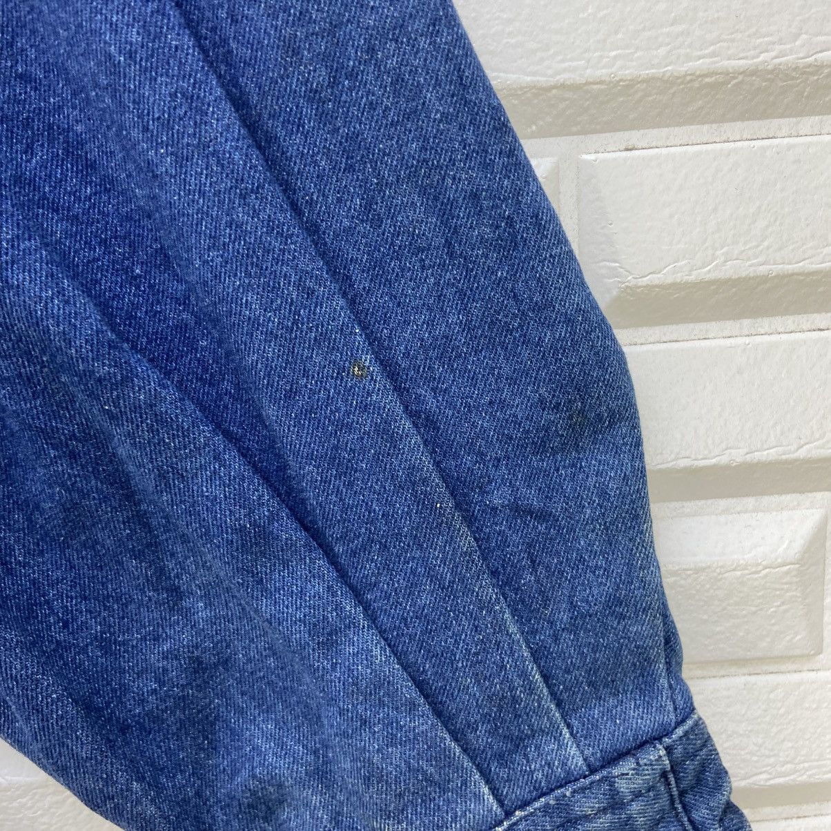 Trussardi Vintage Trussardi Oversize Loose Bomber Style Denim Jacket Size US S / EU 44-46 / 1 - 10 Thumbnail