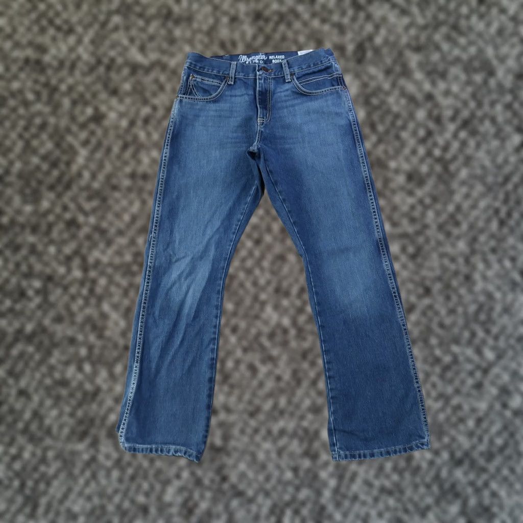 Wrangler Wrangler Retro Relaxed Bootcut Jeans Men’s 30x32 Blue Denim Cowboy Western Shirt? Size US 30 / EU 46 - 1 Thumbnail