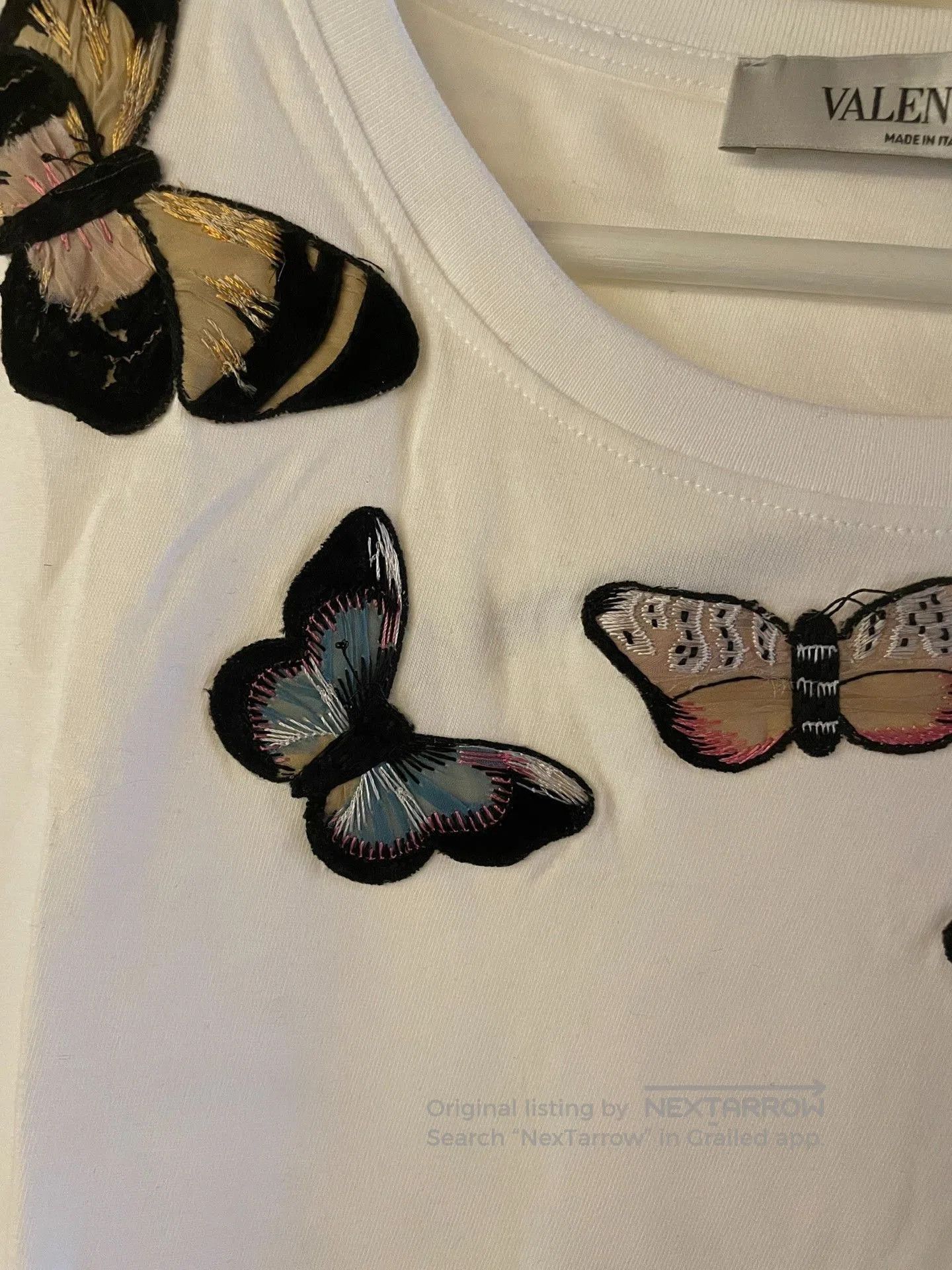 Valentino Valentino Butterfly Embroidery Short Sleeve. Size US L / EU 52-54 / 3 - 2 Thumbnail