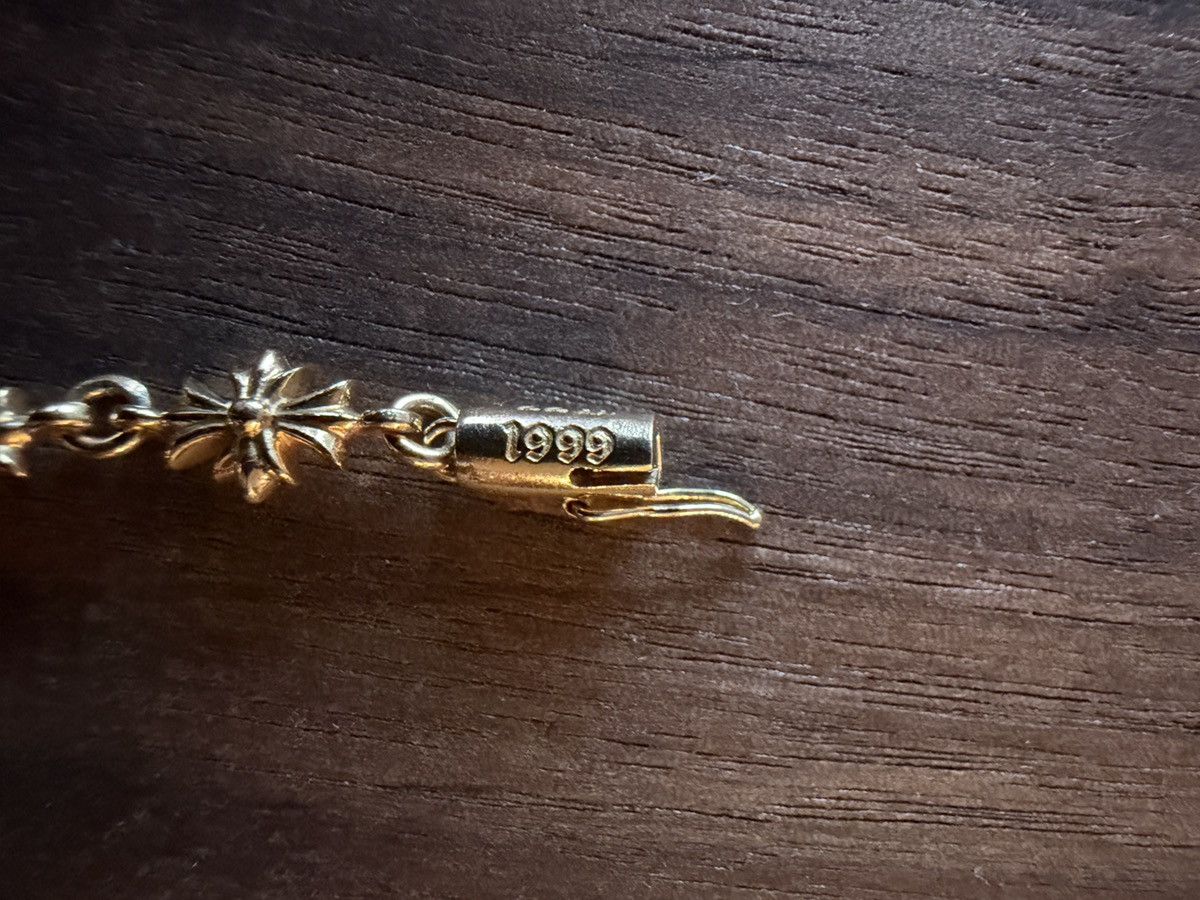 Chrome Hearts Chrome Hearts Tiny E Gold 13 Link 22k Bracelet Size ONE SIZE - 3 Thumbnail