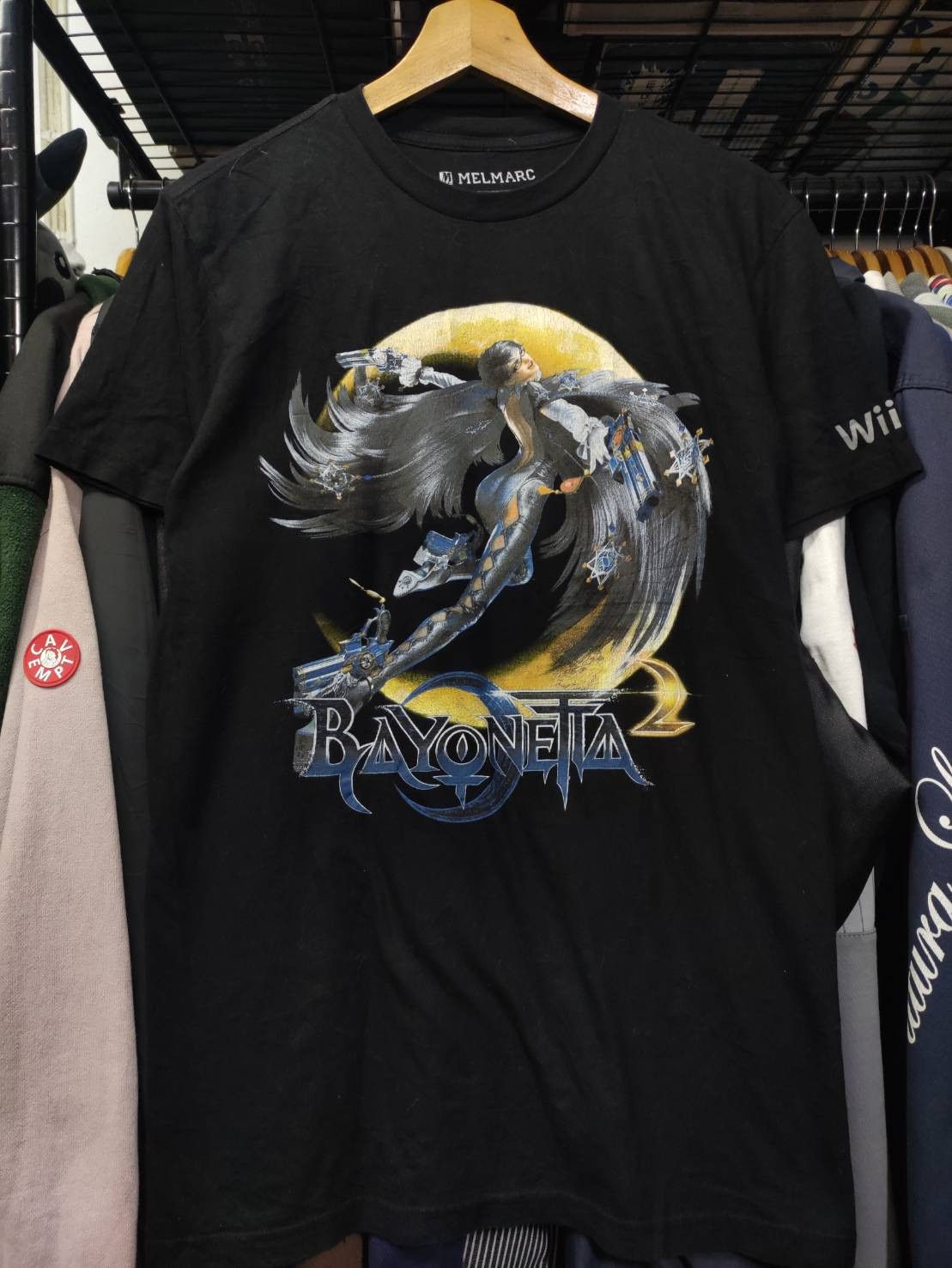 Nintendo Rare! Bayonetta 2 Wii U Game Promo T-Shirt Size US M / EU 48-50 / 2 - 2 Thumbnail