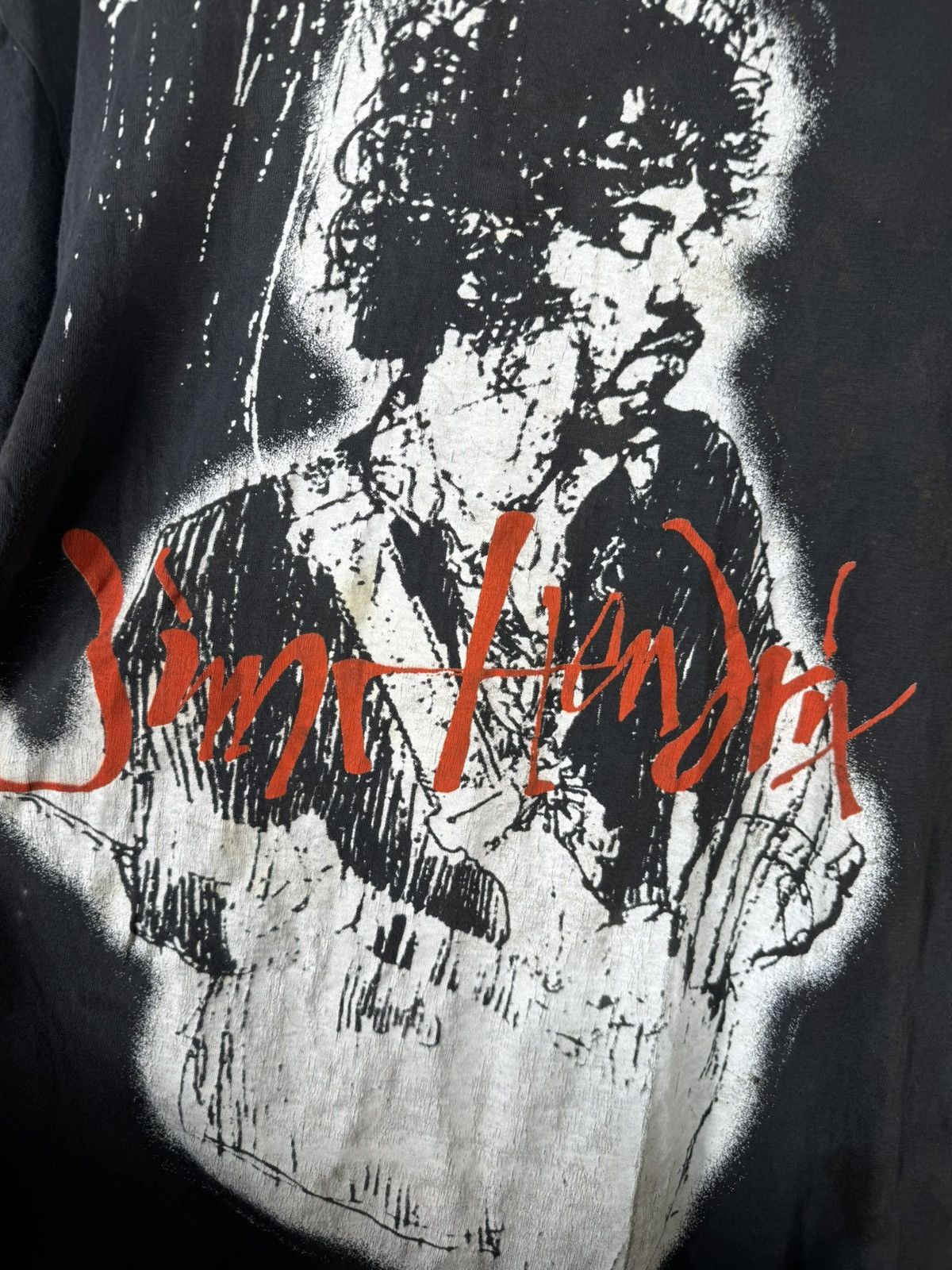 Band Tees 90s Jimi Hendrix All Over Print Band T Shirt Very Rare Size US M / EU 48-50 / 2 - 8 Thumbnail
