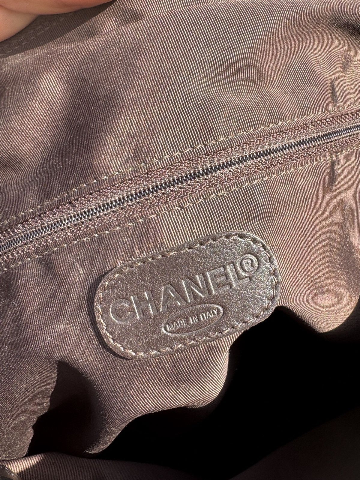 Chanel Chanel Suede Tote Bag Brown CC Logo Tassel Zip Size ONE SIZE - 5 Thumbnail