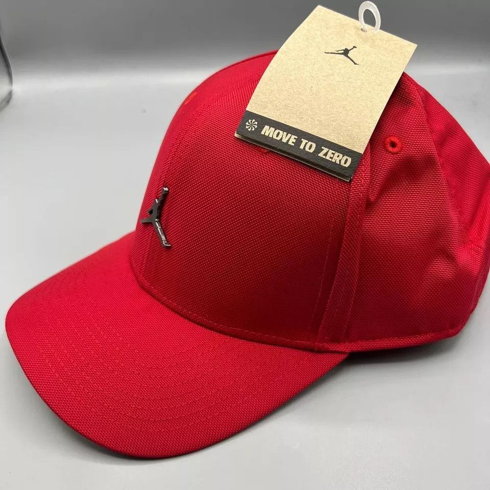 Jordan Brand Air Jordan Hat Men M-L Metal Logo Jumpman Strap Back Cap New Size ONE SIZE - 2 Thumbnail