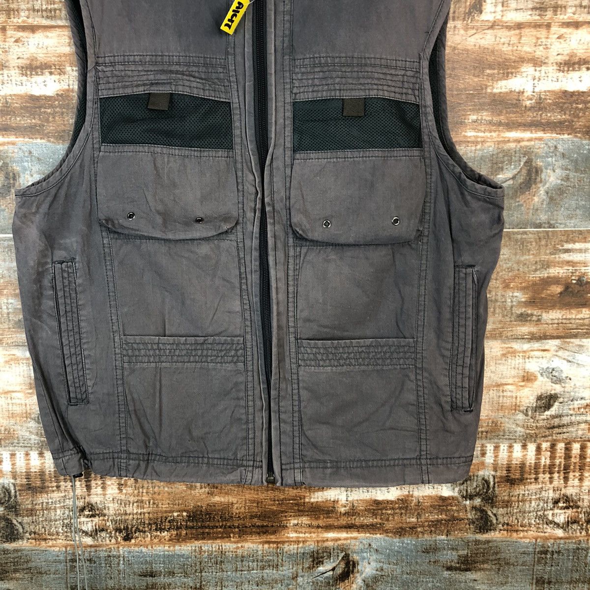Faded Glory × Japanese Brand First Down faded Grey multipocket Vest #A1617 Size US M / EU 48-50 / 2 - 6 Thumbnail