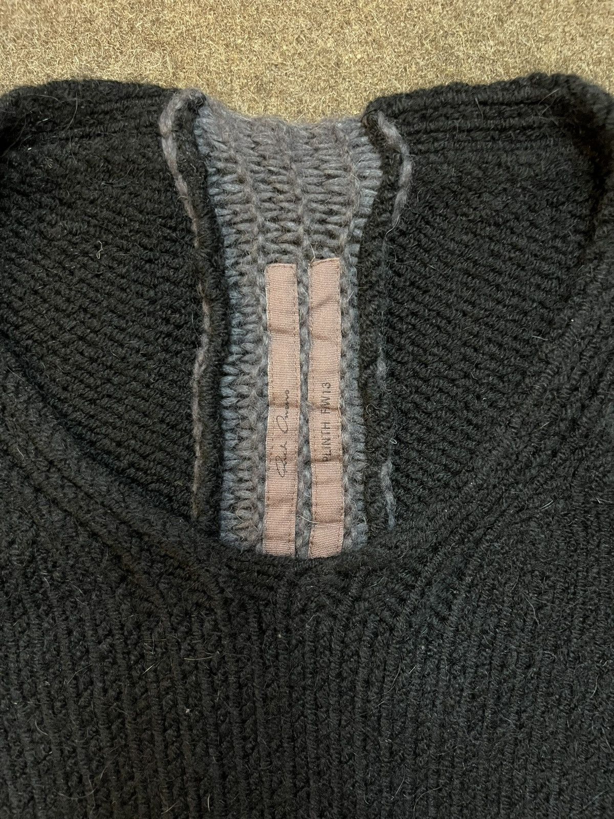 Rick Owens Rick Owens FW13 Geometric Knit Sweater Size US M / EU 48-50 / 2 - 8 Thumbnail