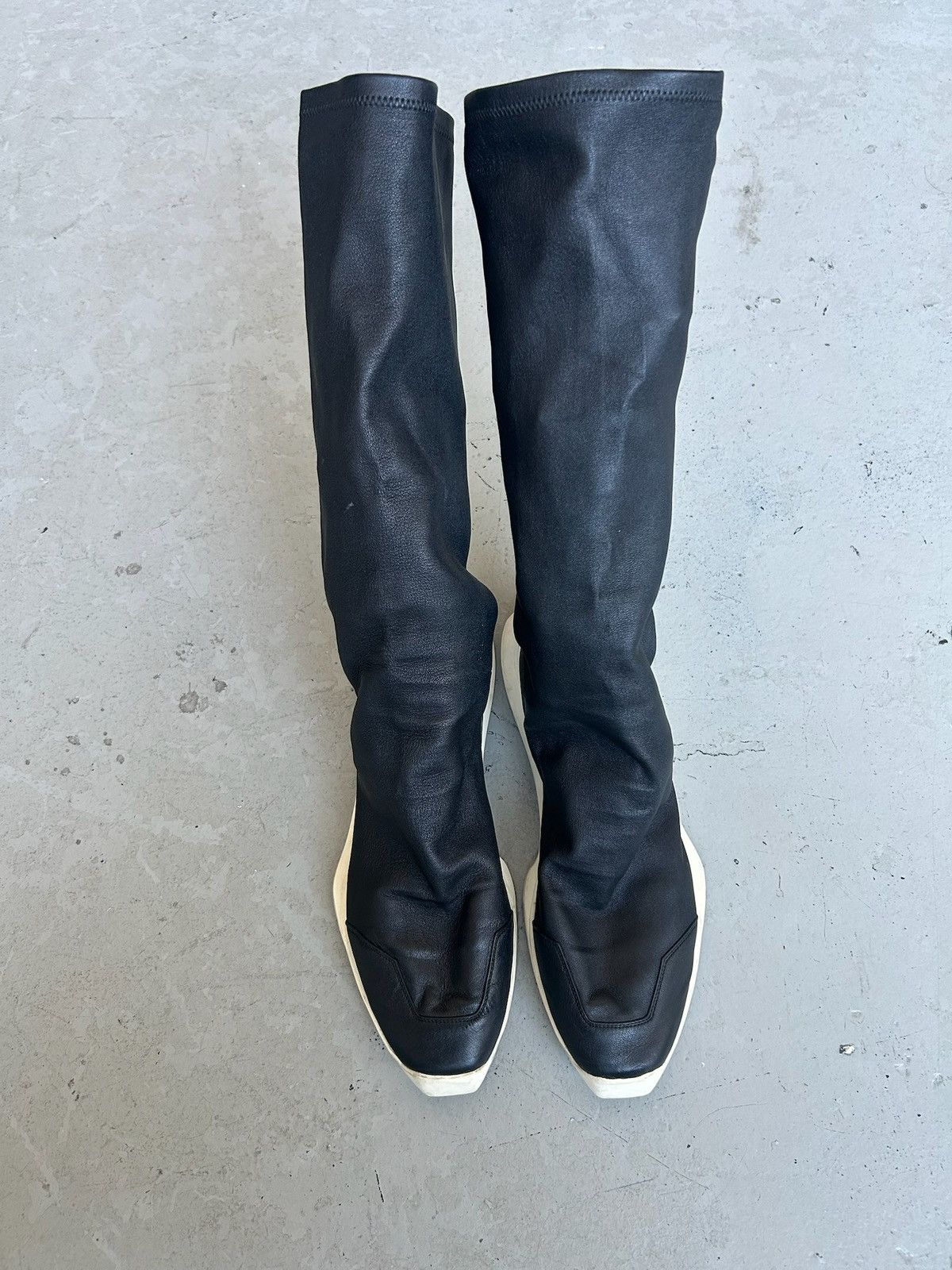 Rick Owens Rick Owens Oblique Runner Stretch Sock Boots Size US 11 / EU 44 - 3 Thumbnail
