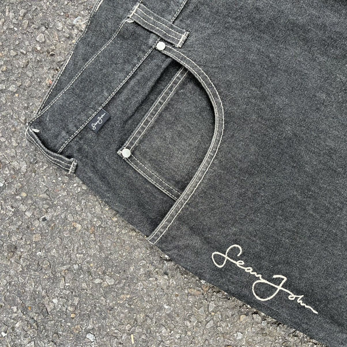 Sean John Size 48 Vintage Y2K Sean John Black Denim Jeans Skater Size US 44 / EU 60 - 4 Thumbnail