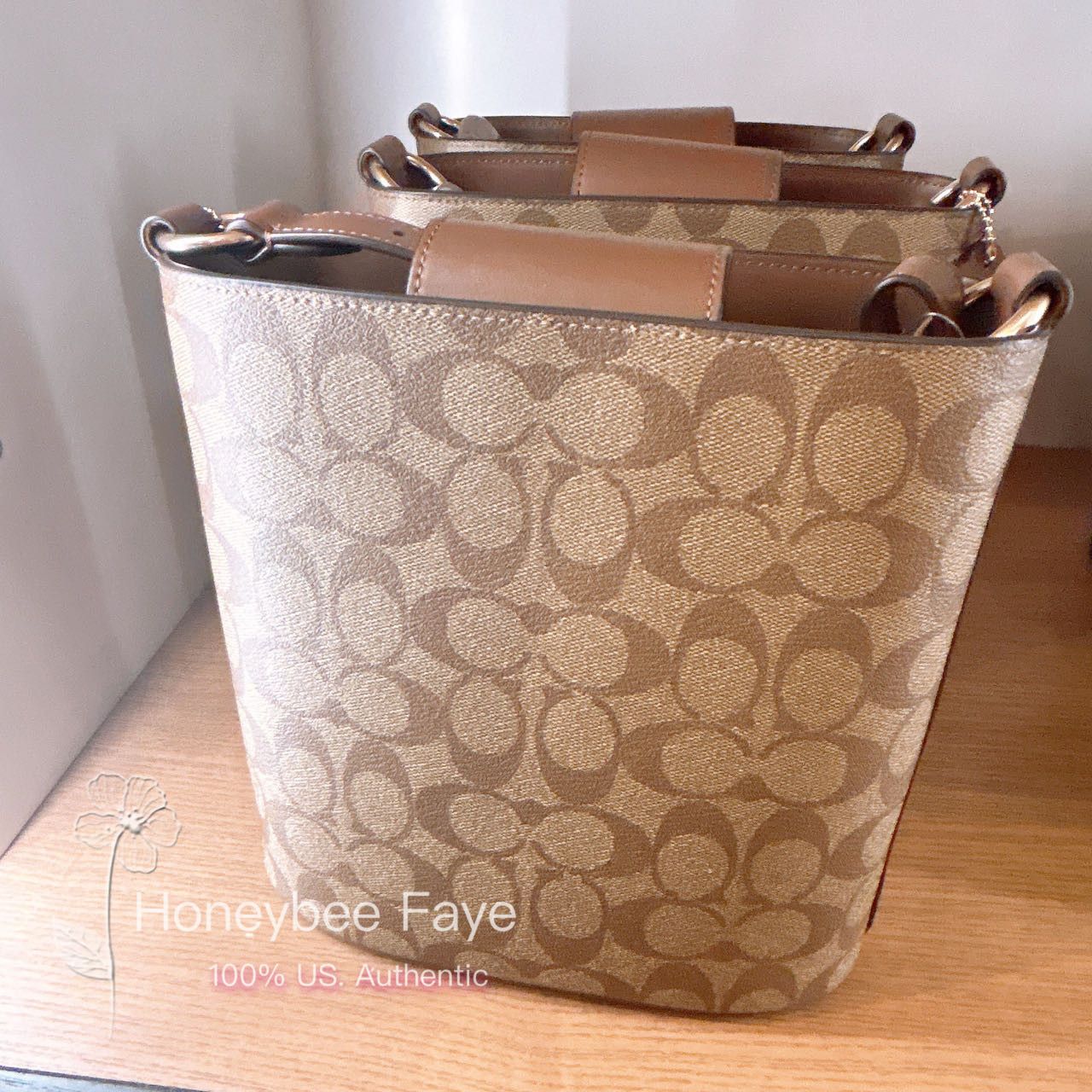 Coach Sophie Bucket Bag In Signature Canvas CR154 Size ONE SIZE - 4 Thumbnail