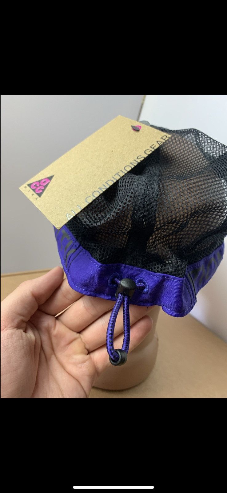 Nike Nike ACG purple cap tracker rare logo Size ONE SIZE - 4 Thumbnail