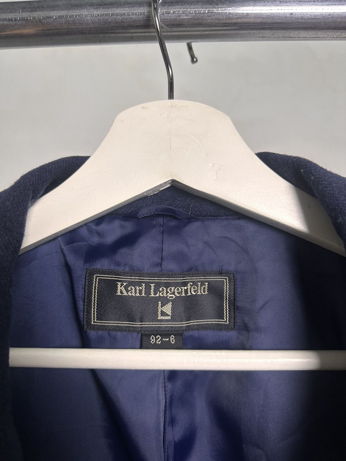 Karl Lagerfeld 90’s Karl Lagerfeld Vintage Wool Jacket Size US L / EU 52-54 / 3 - 4 Thumbnail