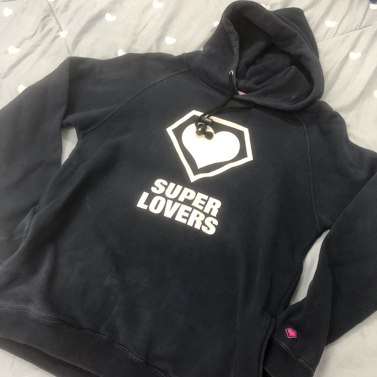 Japanese Brand Super Lovers Hoodie Size S / US 4 / IT 40 - 3 Thumbnail