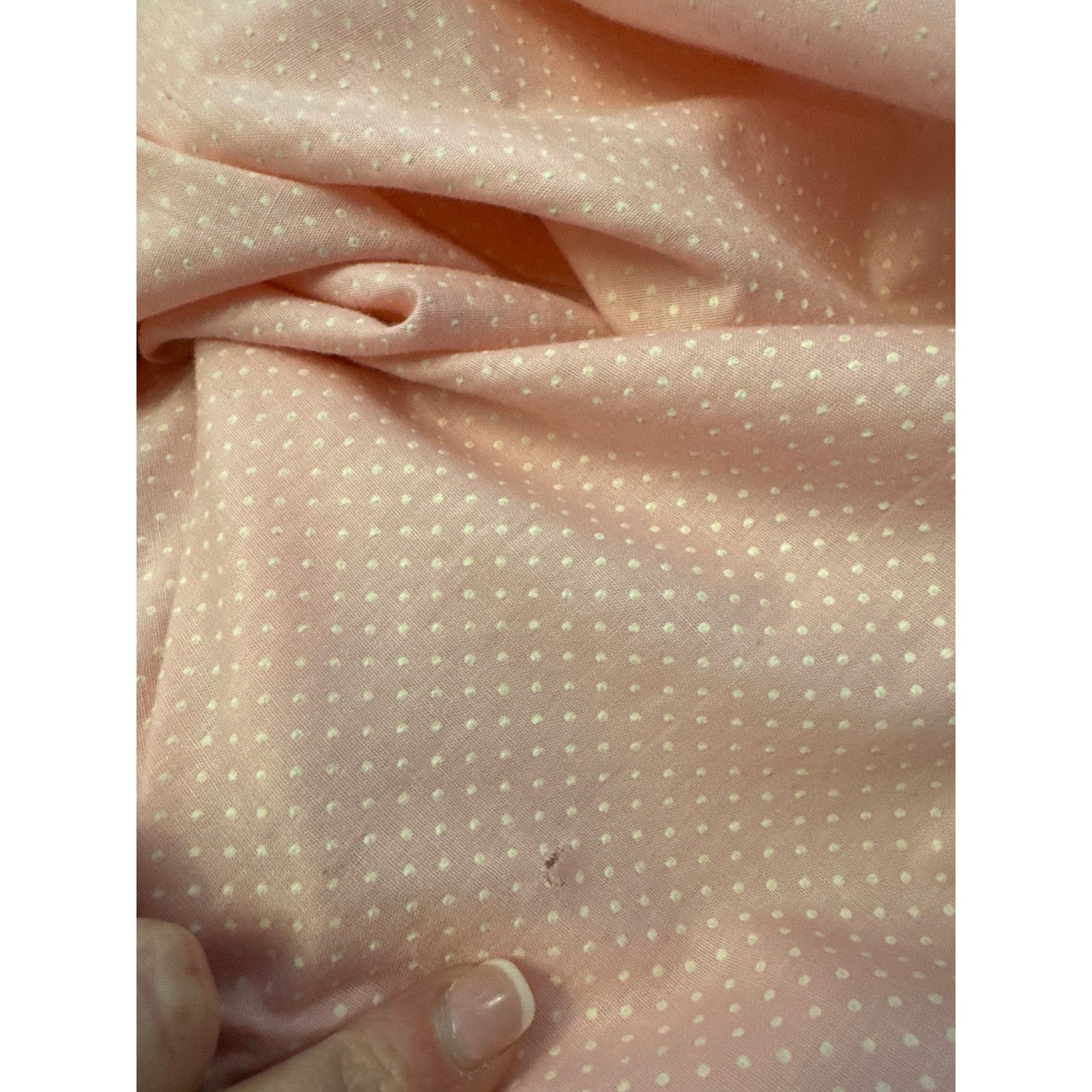Vintage Vintage OOAK pink & white polka dot bubble hem dress medium Size M / US 6-8 / IT 42-44 - 15 Thumbnail