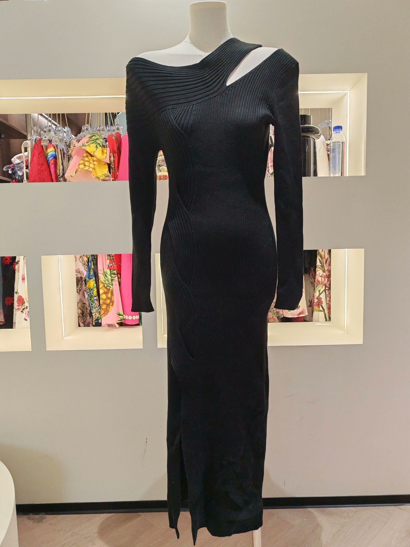Jonathan Simkhai Black Knit Dress M