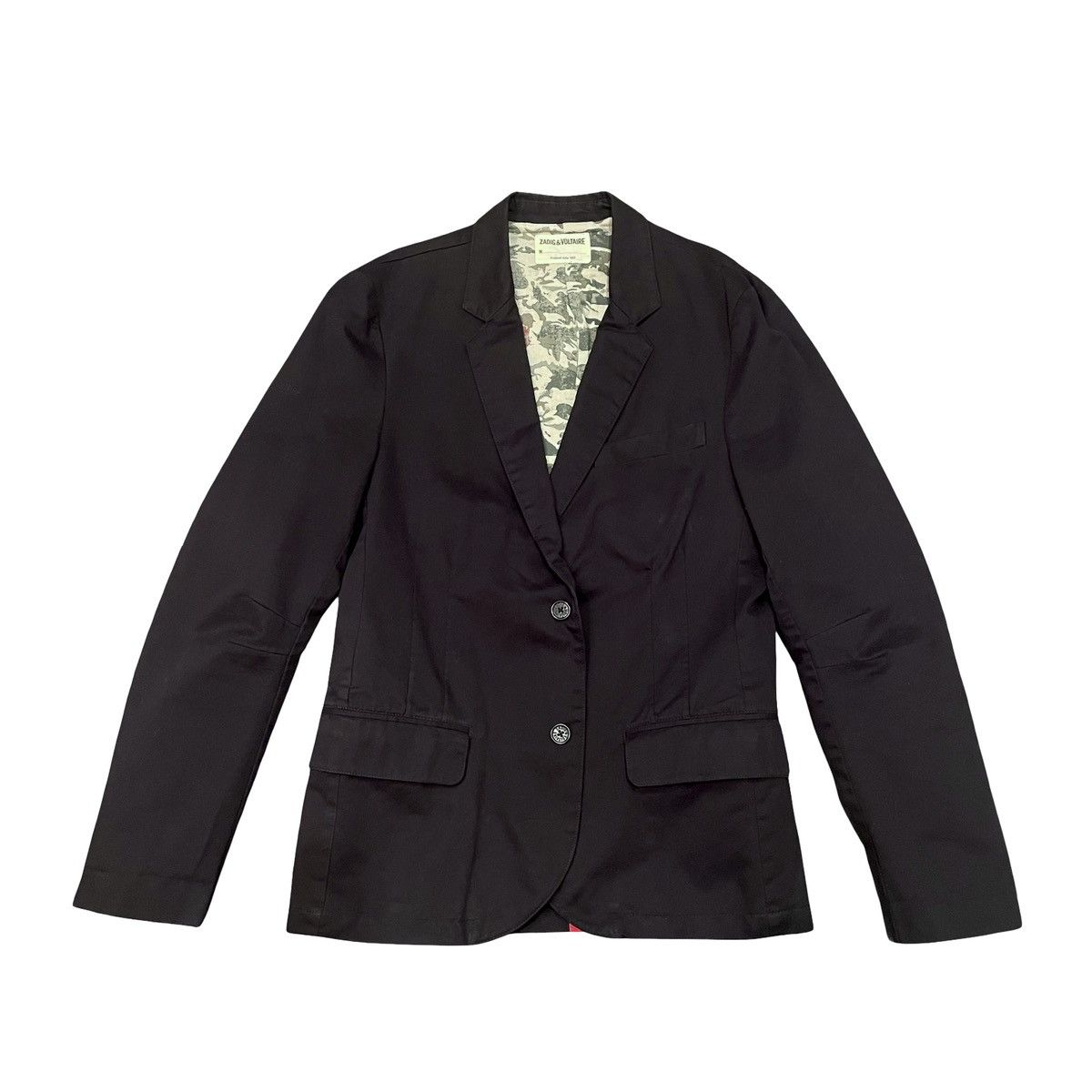 Zadig & Voltaire Cotton Slim Tailored Blazer with Details Size 40R - 1 Thumbnail