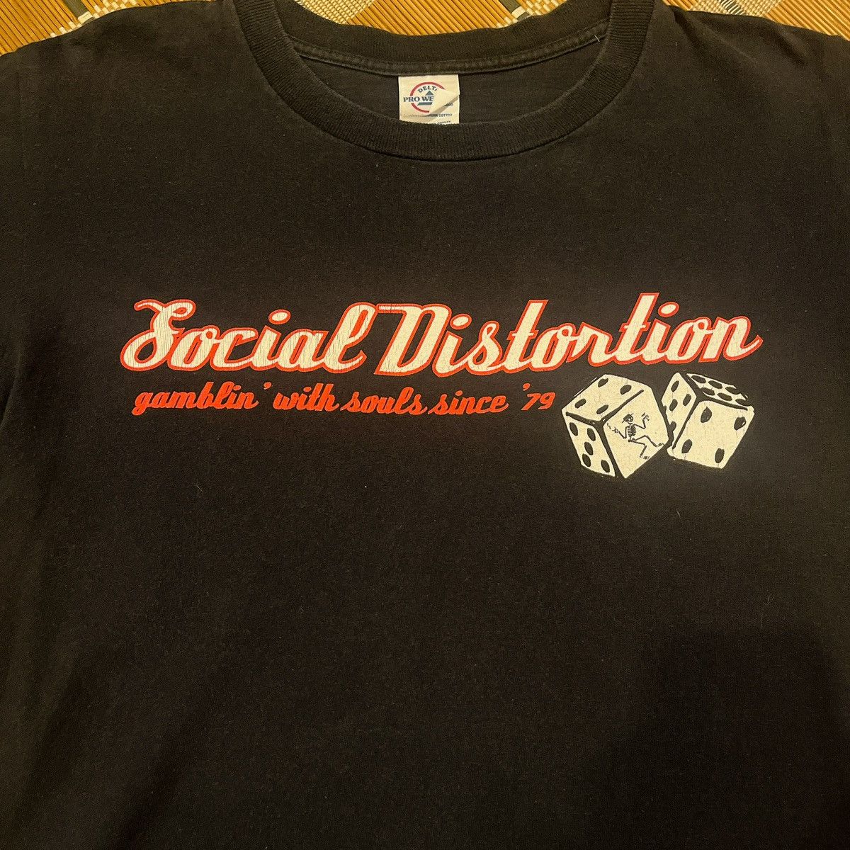Band Tees × Vintage VTG90’s Social Distortion Gamblin’ With Souls Since ‘79 Size US M / EU 48-50 / 2 - 2 Thumbnail