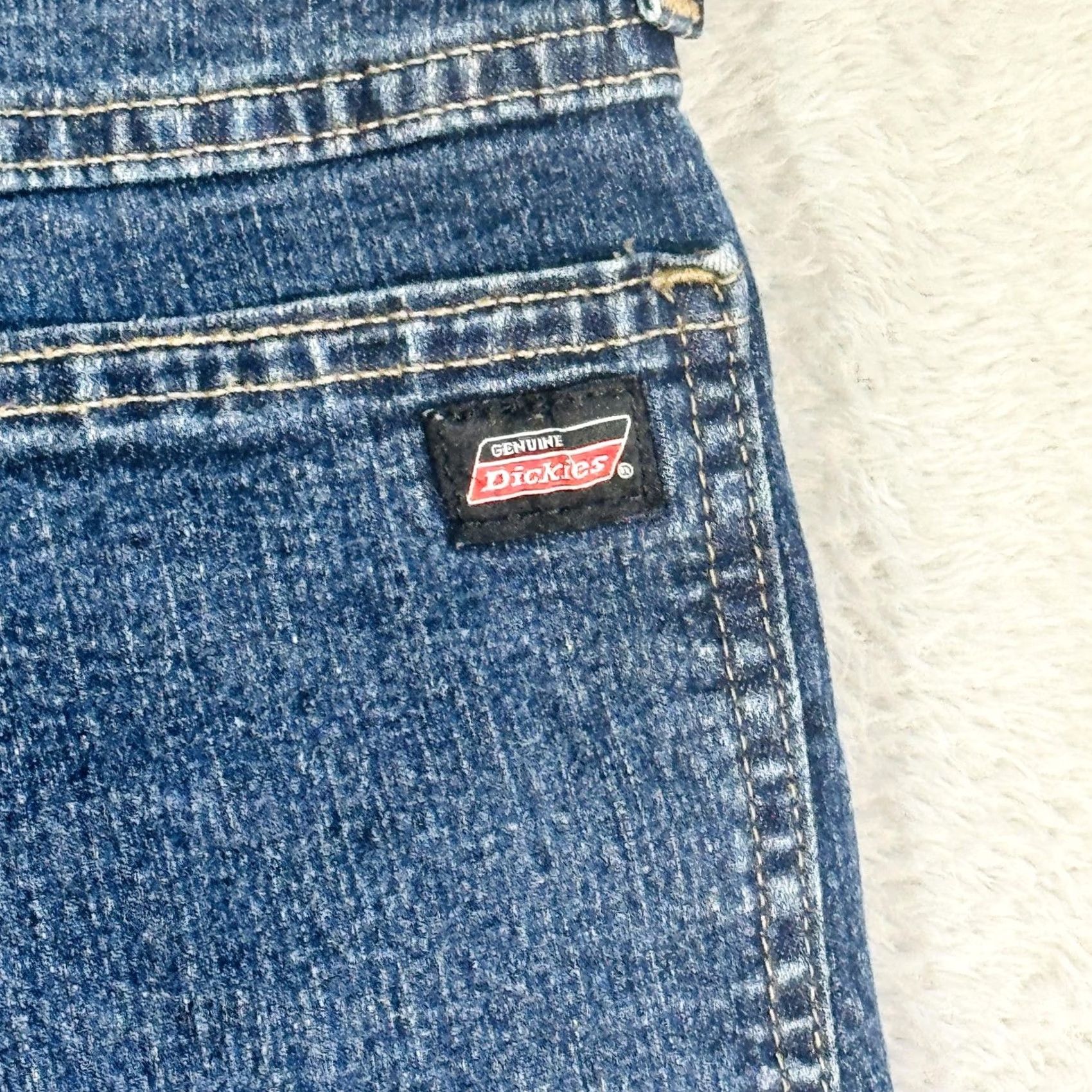Dickies Dickies Shorts Mens 38 Blue Cargo Relaxed Fit Denim 11 Inseam Pockets Size US 38 / EU 54 - 7 Thumbnail