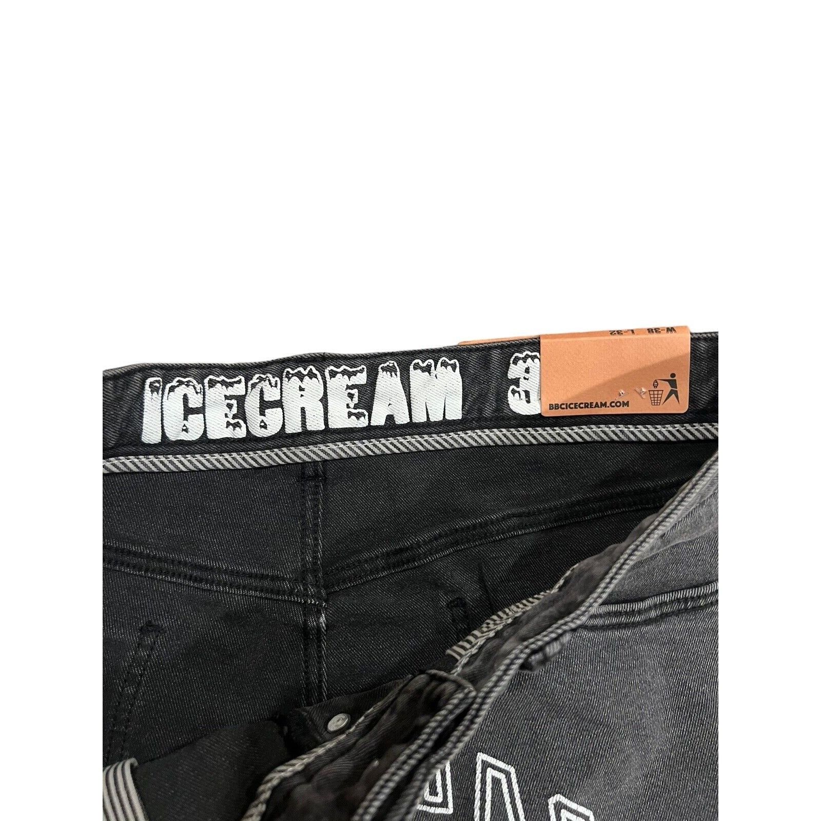 Icecream Icecream x Billionaire Boys Club Jeans Black Size 38/32 Size US 38 / EU 54 - 4 Thumbnail