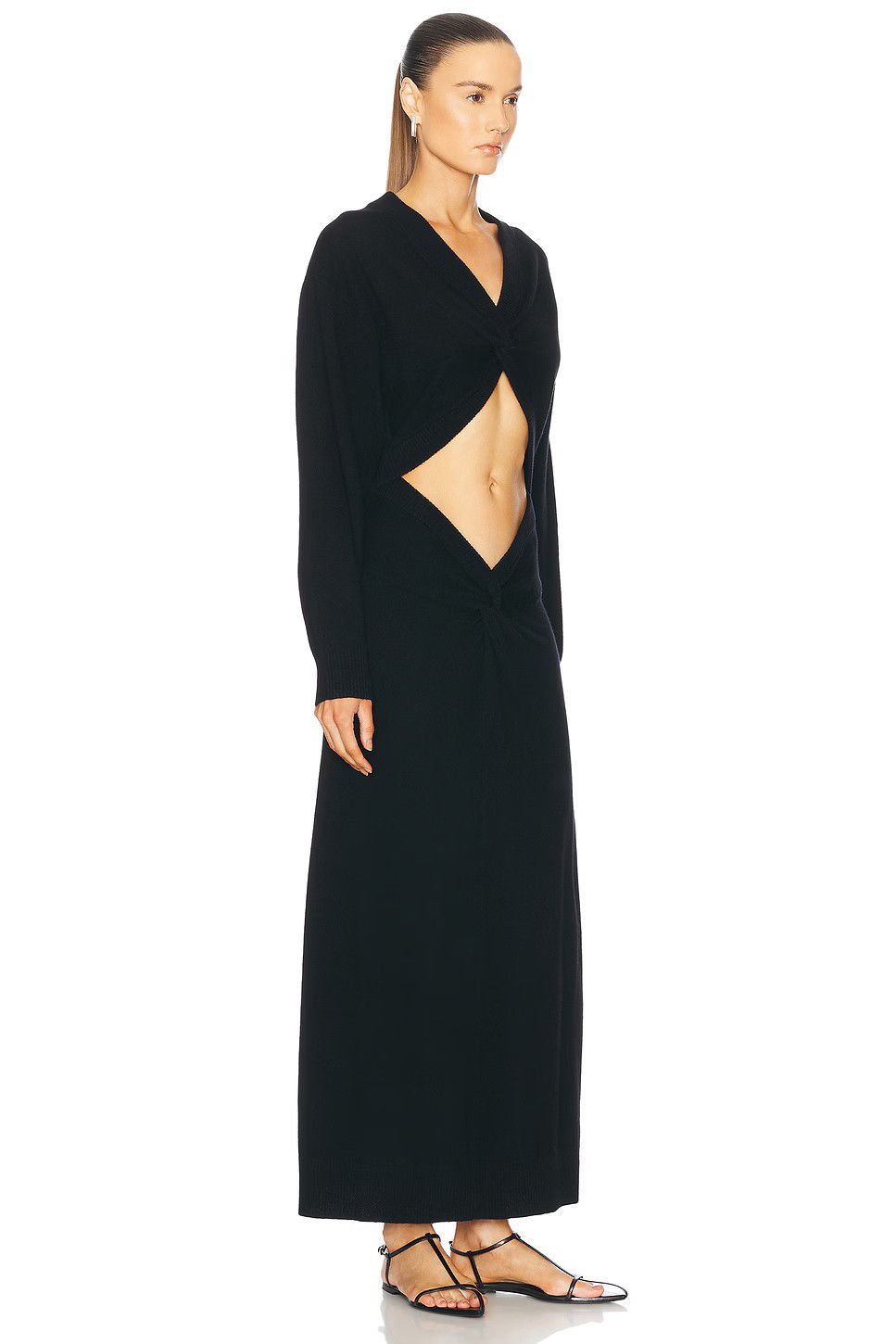 Christopher Esber Twist Disconnect Cashmere Dress Size S / US 4 / IT 40 - 2 Thumbnail