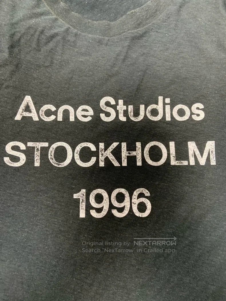 Acne Studios Acne Studios 1996 Series Letter Print Loose Fit Round Neck Size US M / EU 48-50 / 2 - 3 Thumbnail